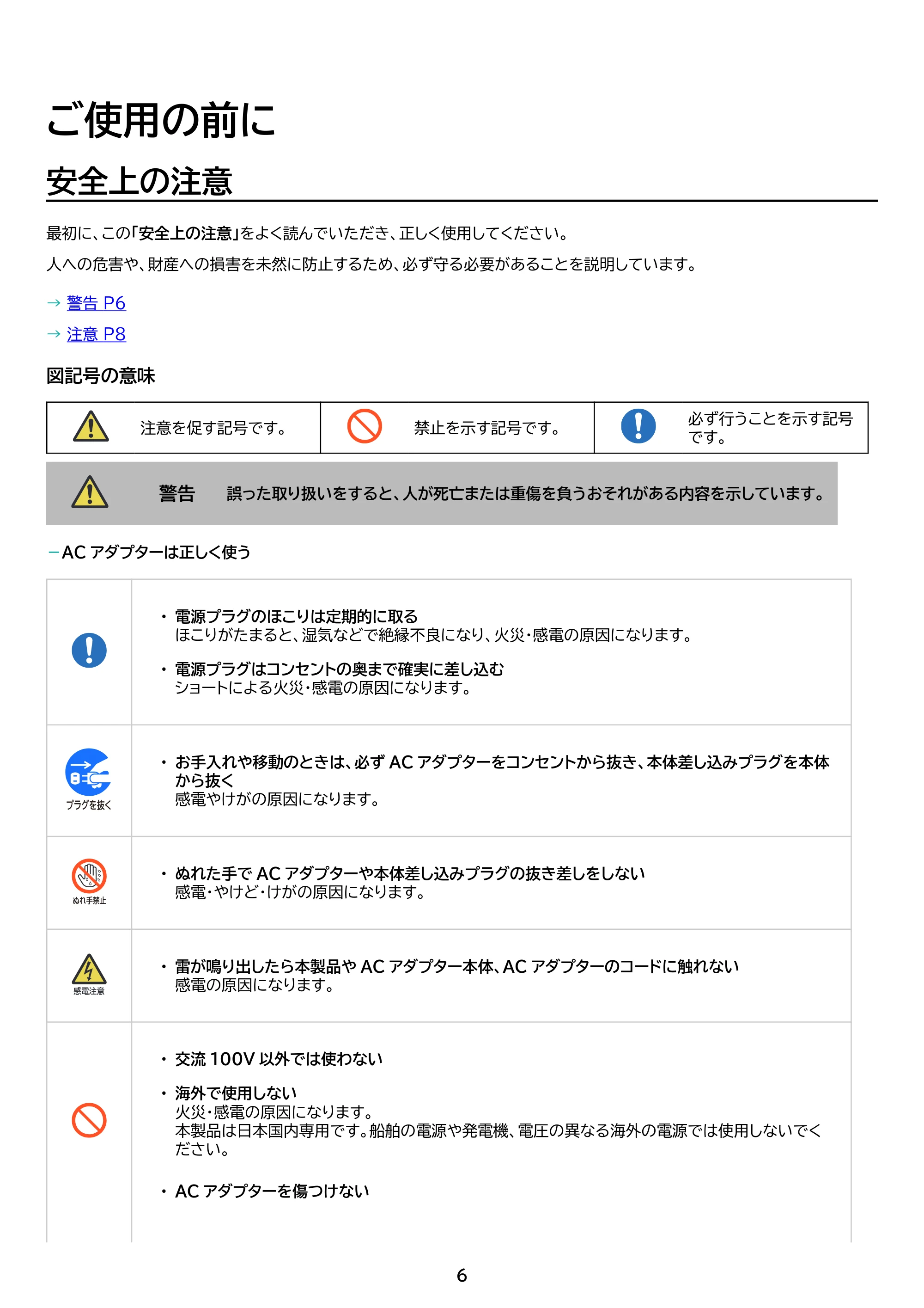 アイリスオーヤマ BLD-D21FHDS 取扱説明書 — 原本ページ — 6ページ