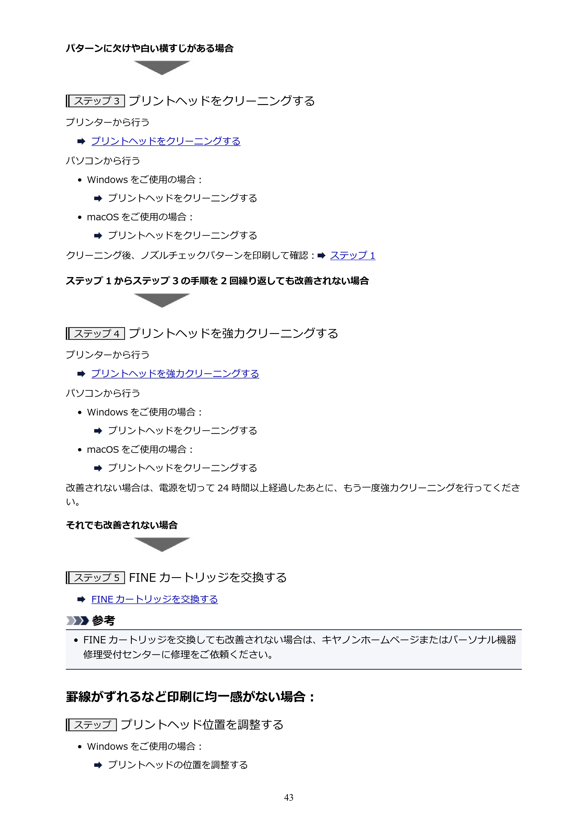 キヤノン PIXUS TS203 電子マニュアル PDF版 （Windows版）（PDF：5.10MB） — 原本ページ — 43ページ