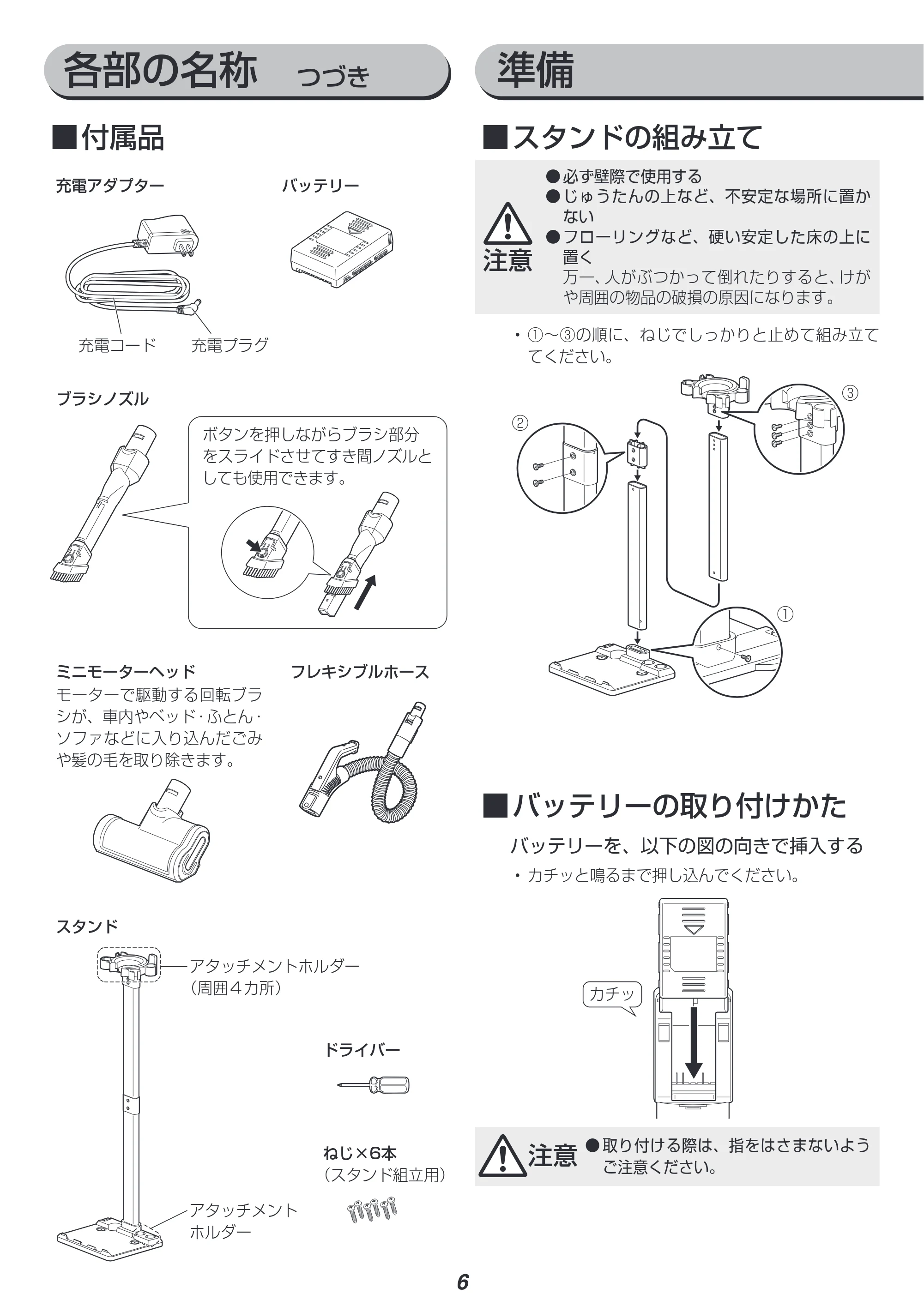 アイリスオーヤマ SCD-142P 取扱説明書 — 原本ページ — 6ページ