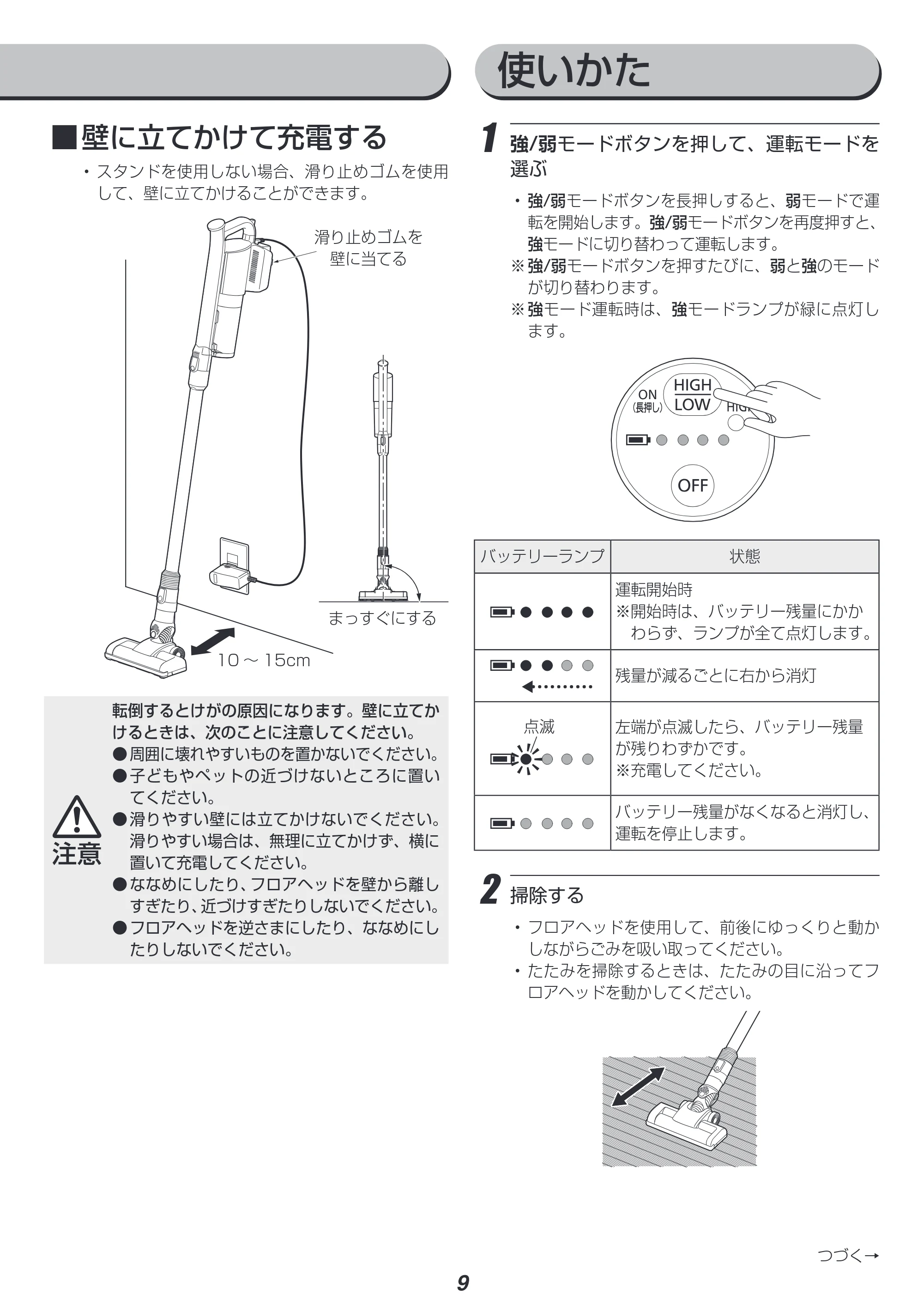 アイリスオーヤマ SCD-142P 取扱説明書 — 原本ページ — 9ページ