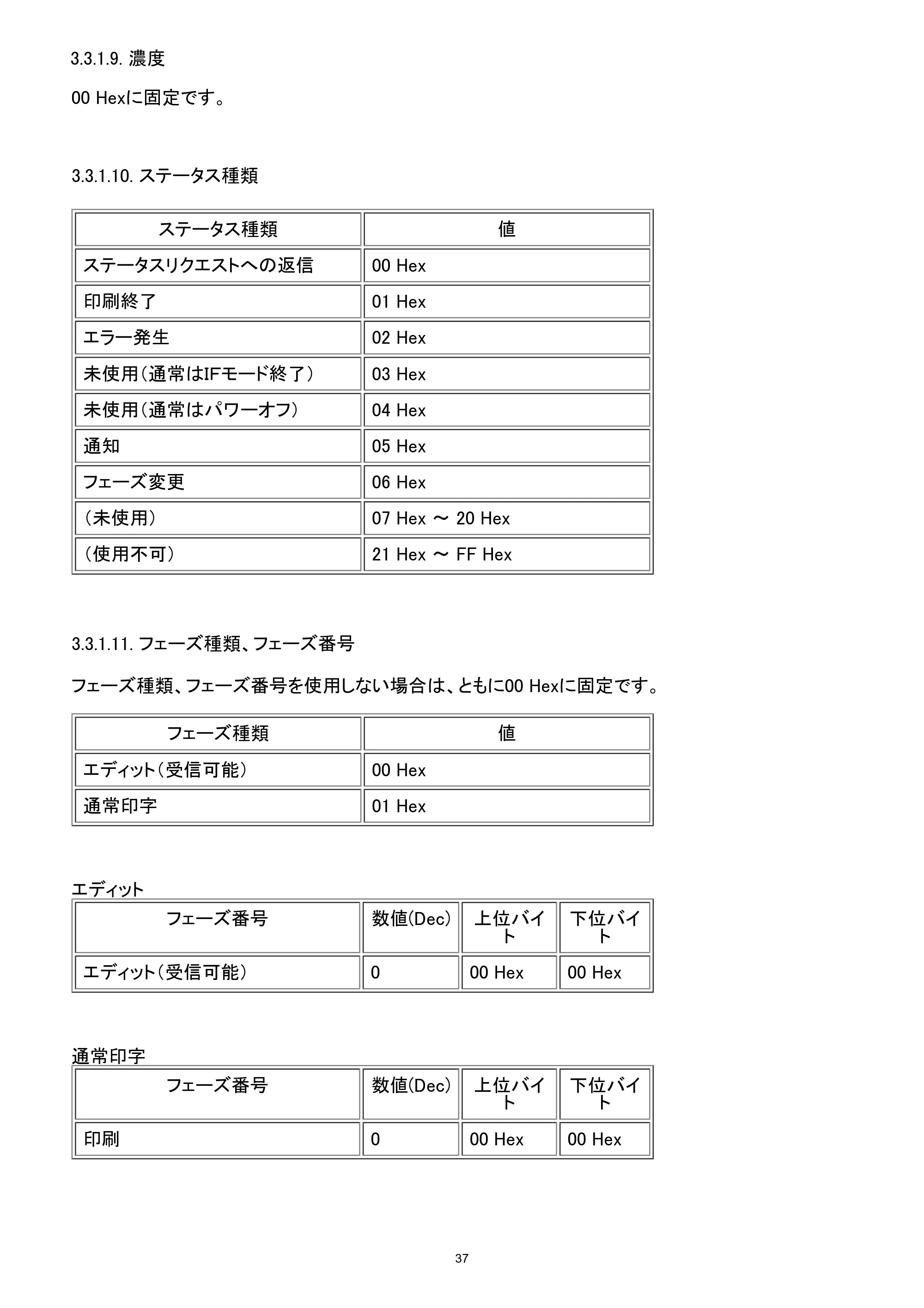 ブラザー MW-260 / MW-260MFi / MW-270 ラスターコマンドリファレンス — 原本ページ — 43ページ