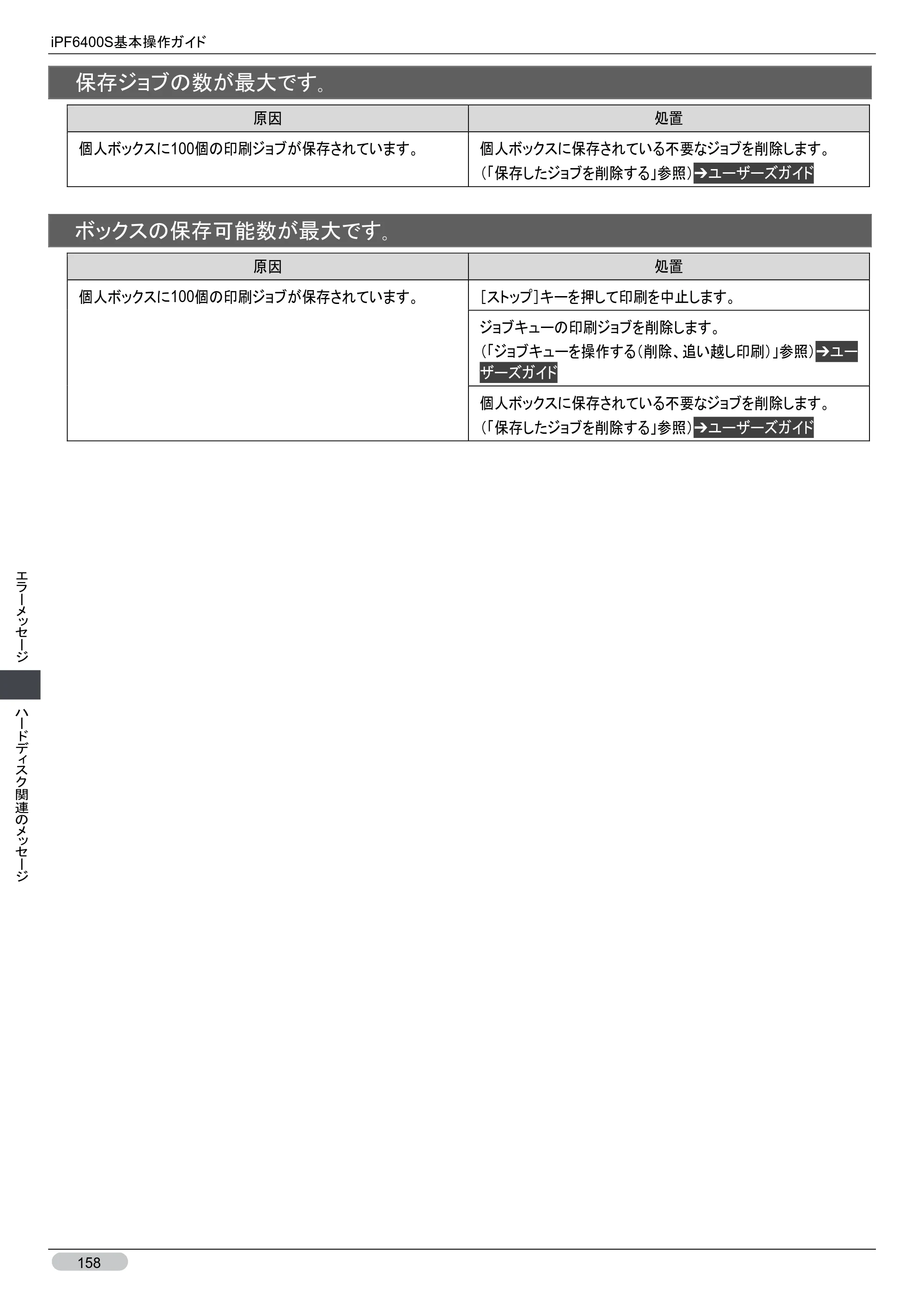 キヤノン iPF6400S 基本操作ガイド （PDF形式／12.03Mバイト） — 原本ページ — 158ページ