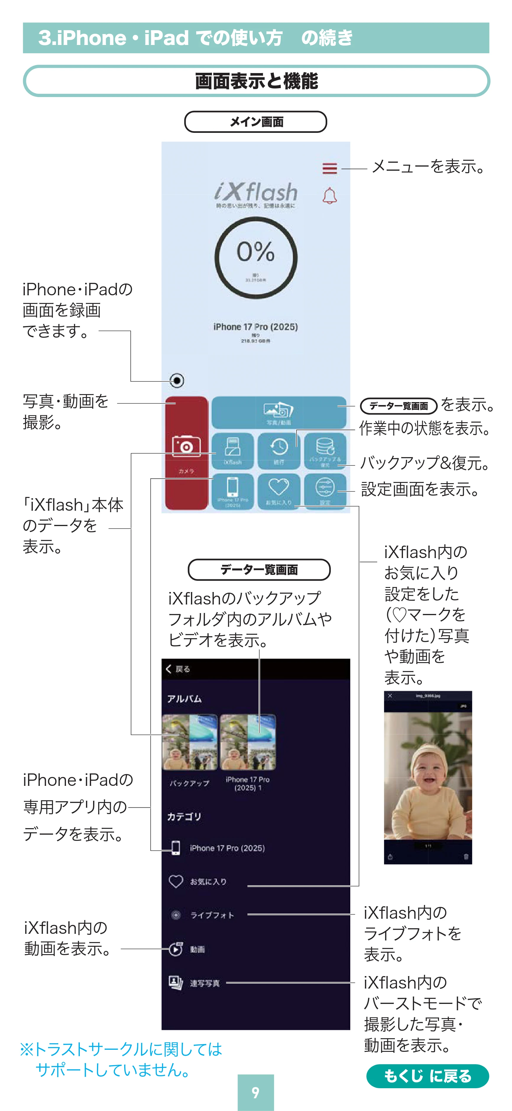 サンワサプライ 400-ADR443 / 400-ADR443P / 400-ADR443W 取扱説明書 — 原本ページ — 9ページ