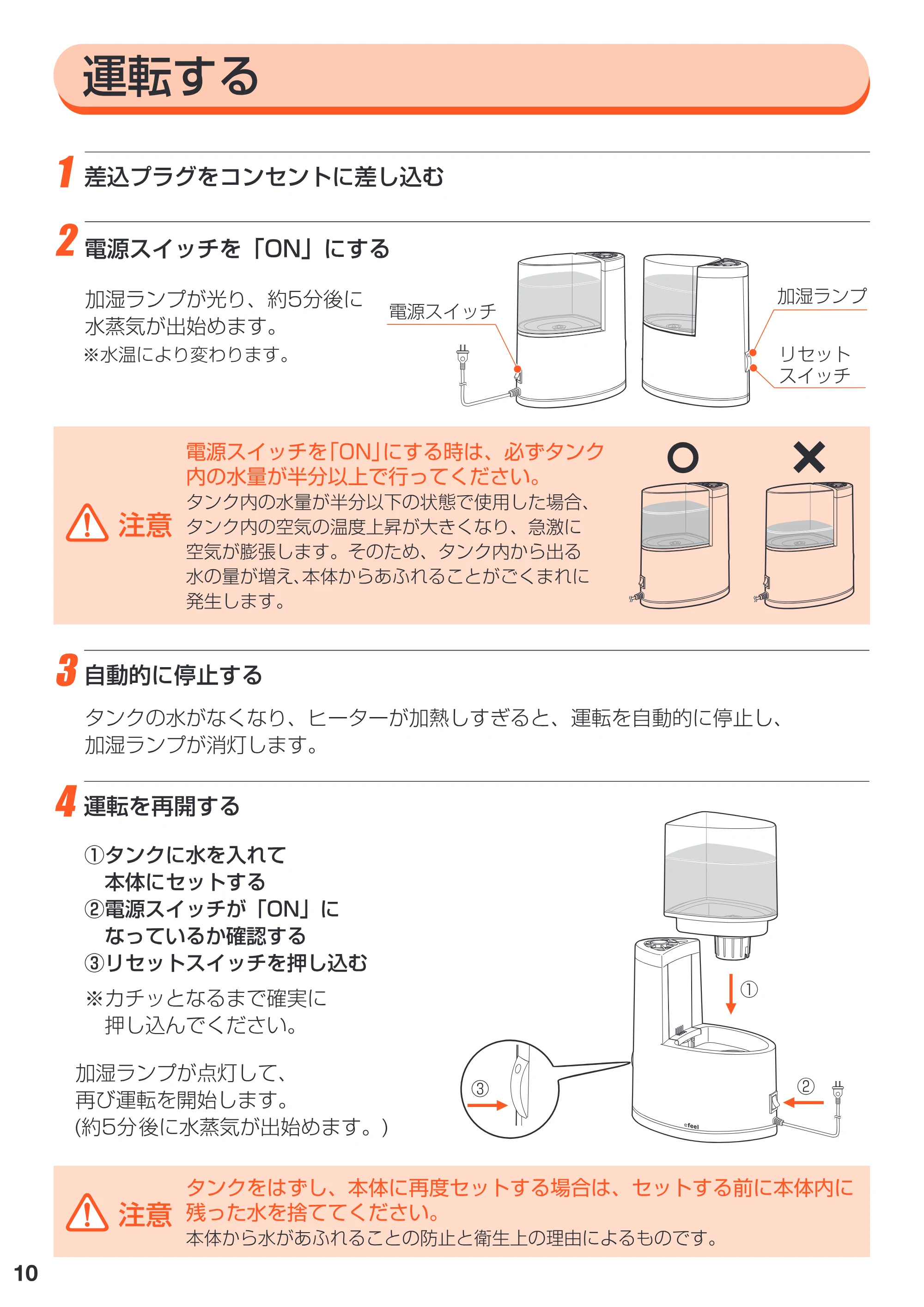 アイリスオーヤマ SHM-100T 取扱説明書 — 原本ページ — 10ページ