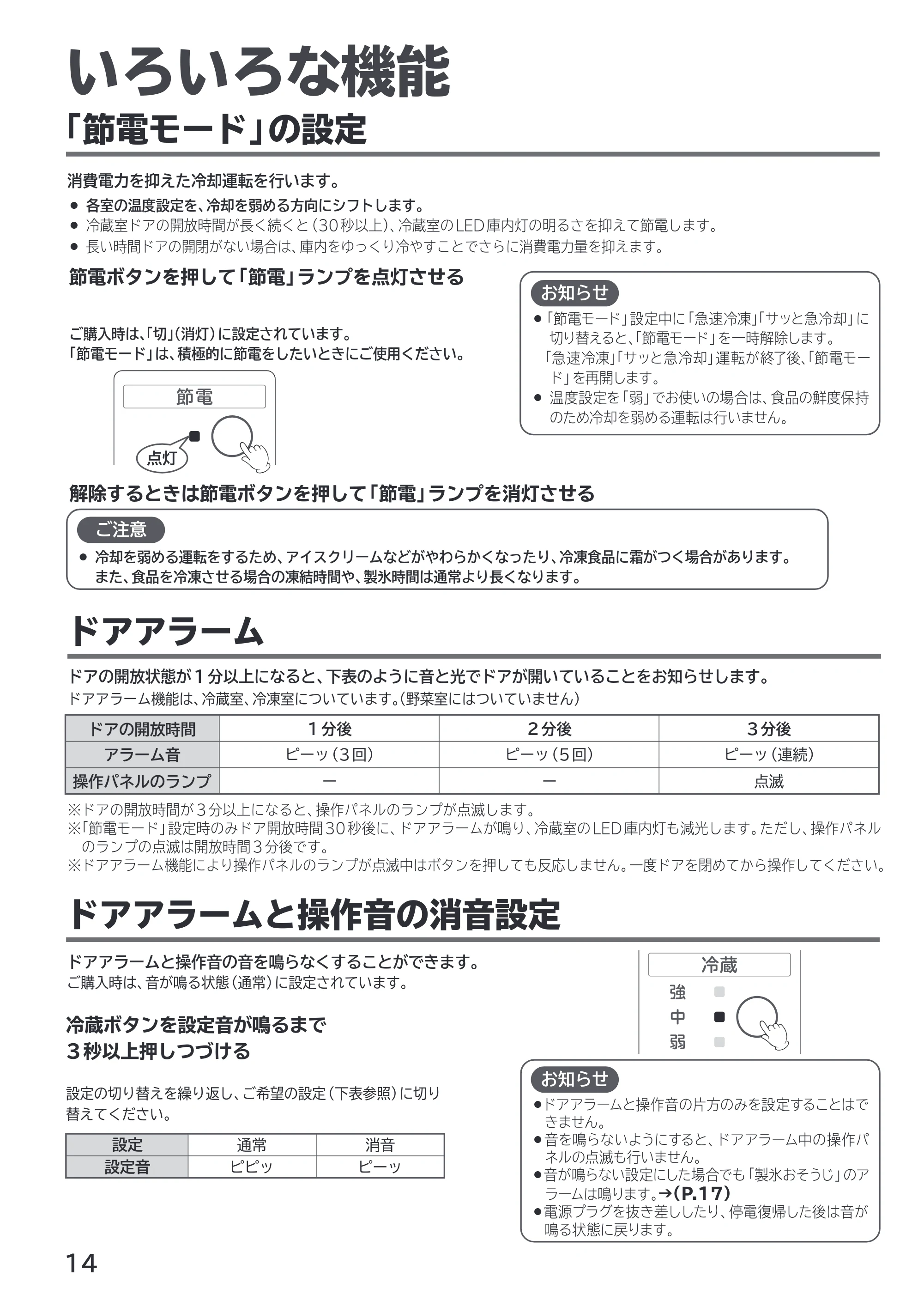 日立 R-V38X / R-V38XL / R-V32X 取扱説明書 — いろいろな機能 — 原本ページ — 14ページ