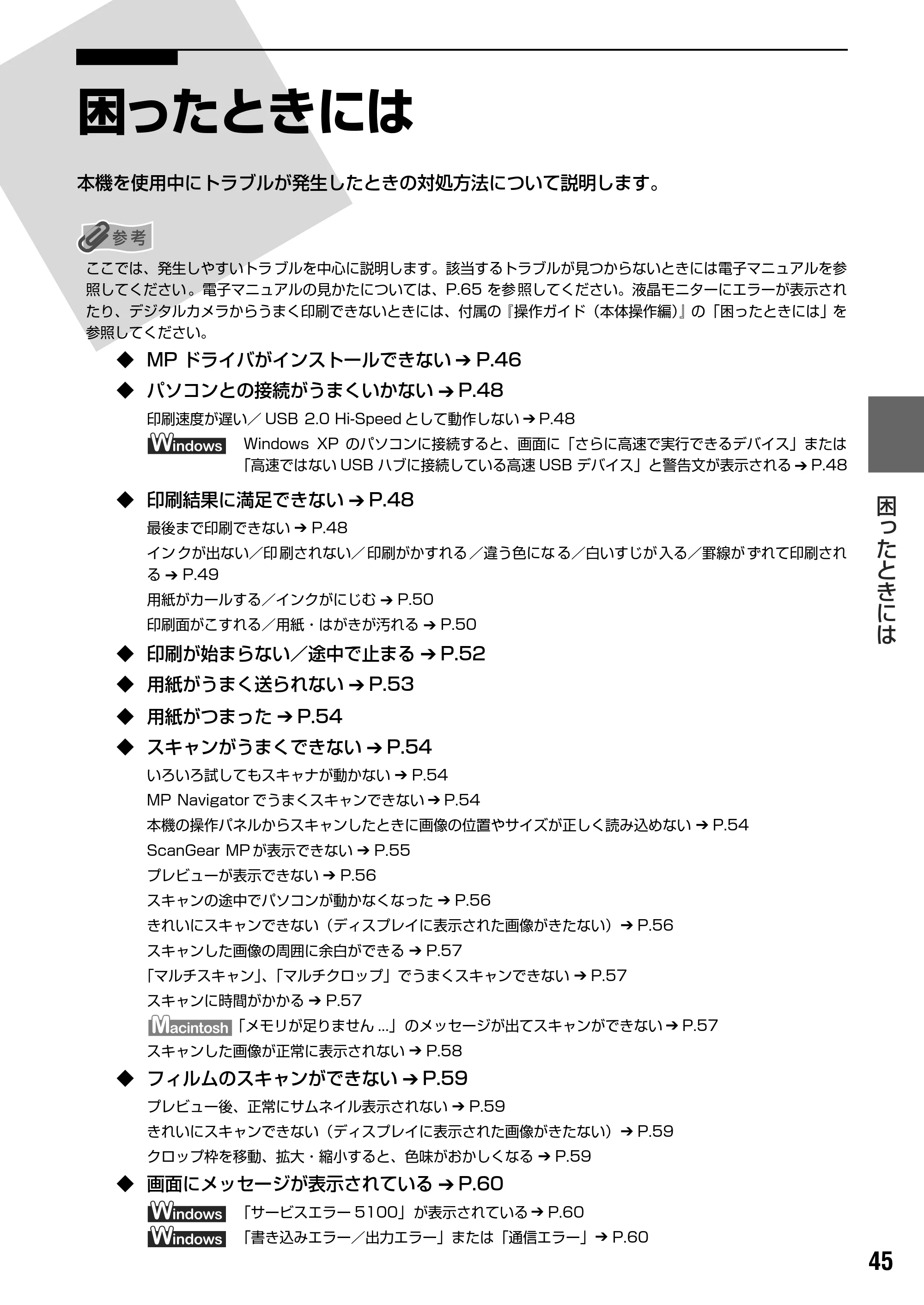 キヤノン PIXUS MP950 操作ガイド（パソコン操作編） （PDF形式／11.24Mバイト） — 原本ページ — 47ページ