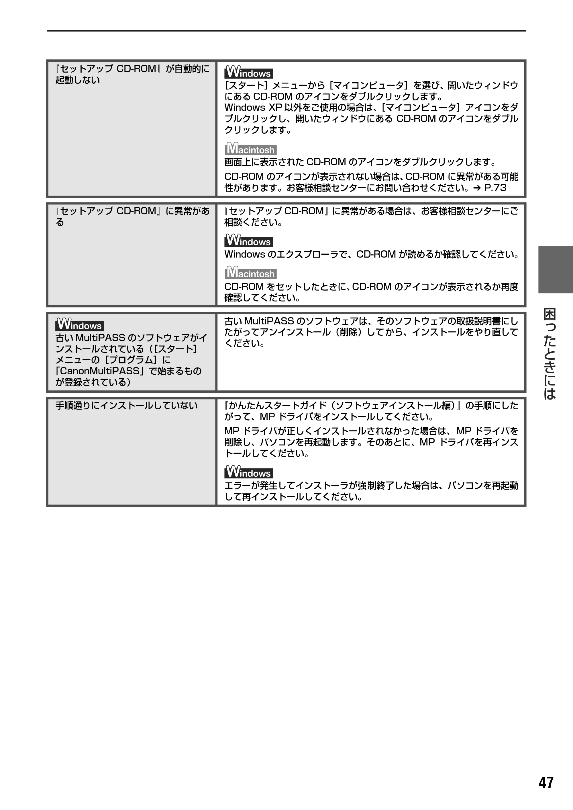 キヤノン PIXUS MP950 操作ガイド（パソコン操作編） （PDF形式／11.24Mバイト） — 原本ページ — 49ページ