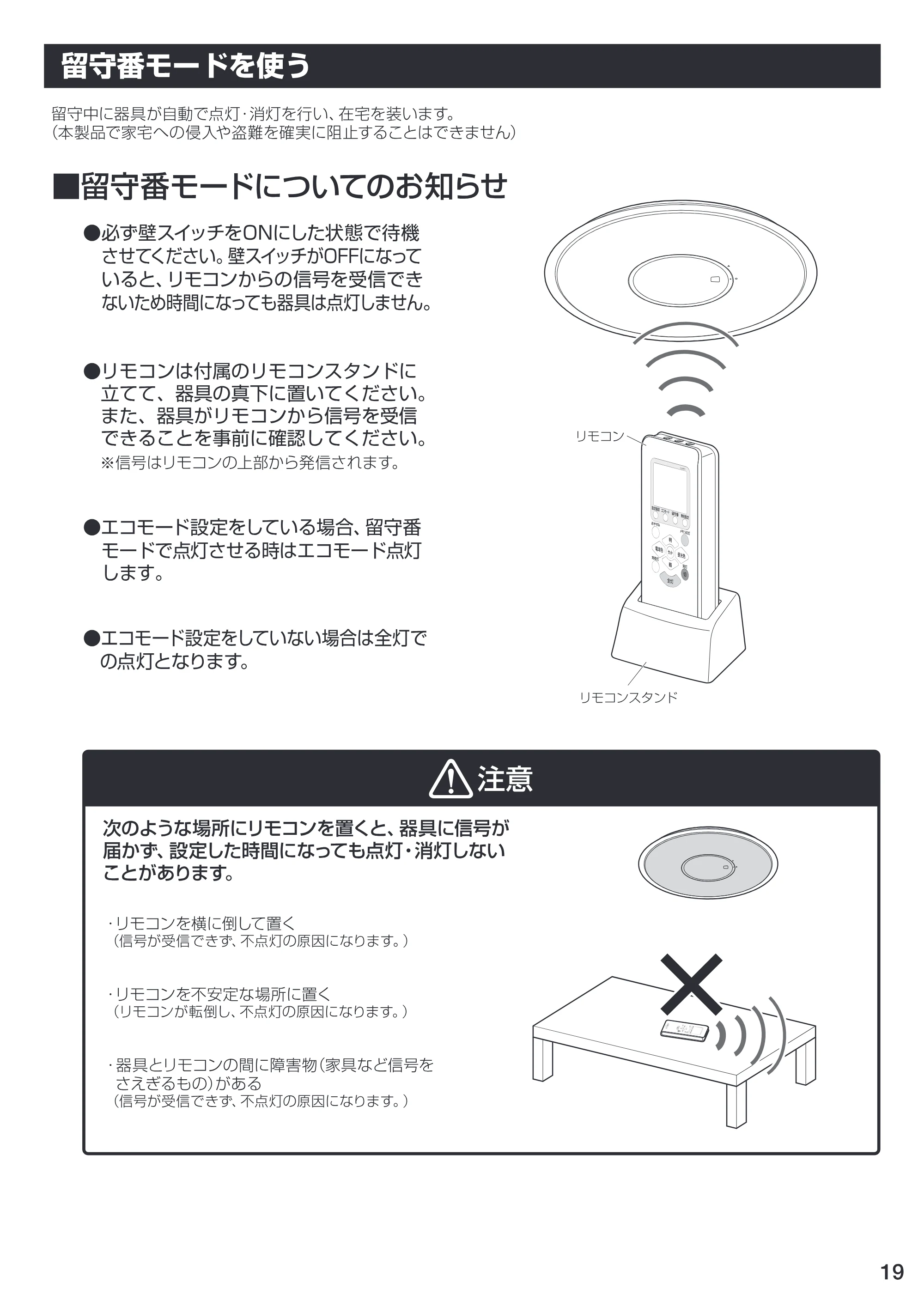 アイリスオーヤマ CL12DL-USL1 取扱説明書 — 原本ページ — 19ページ