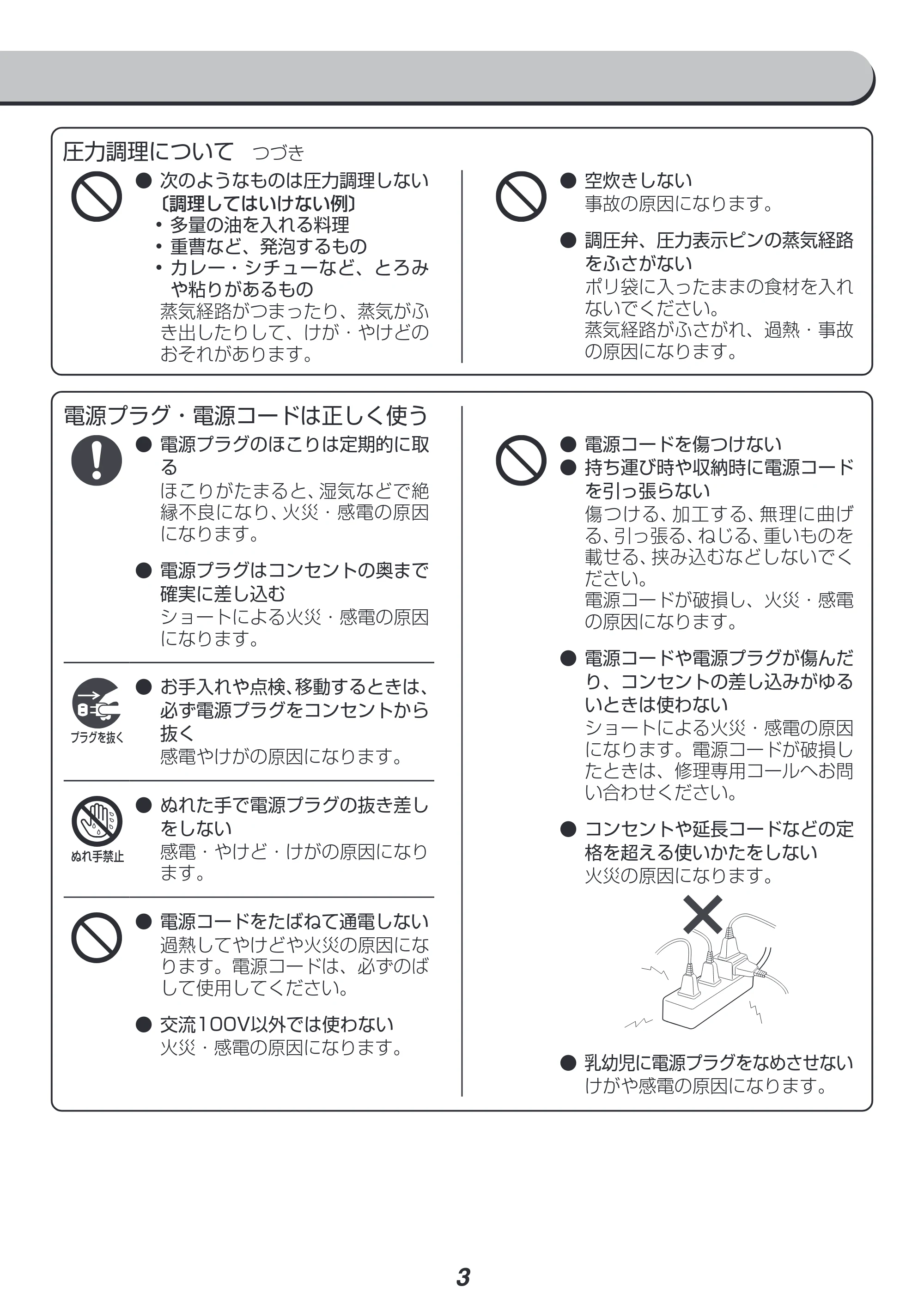 アイリスオーヤマ PMPC-MA2 取扱説明書 — 原本ページ — 3ページ