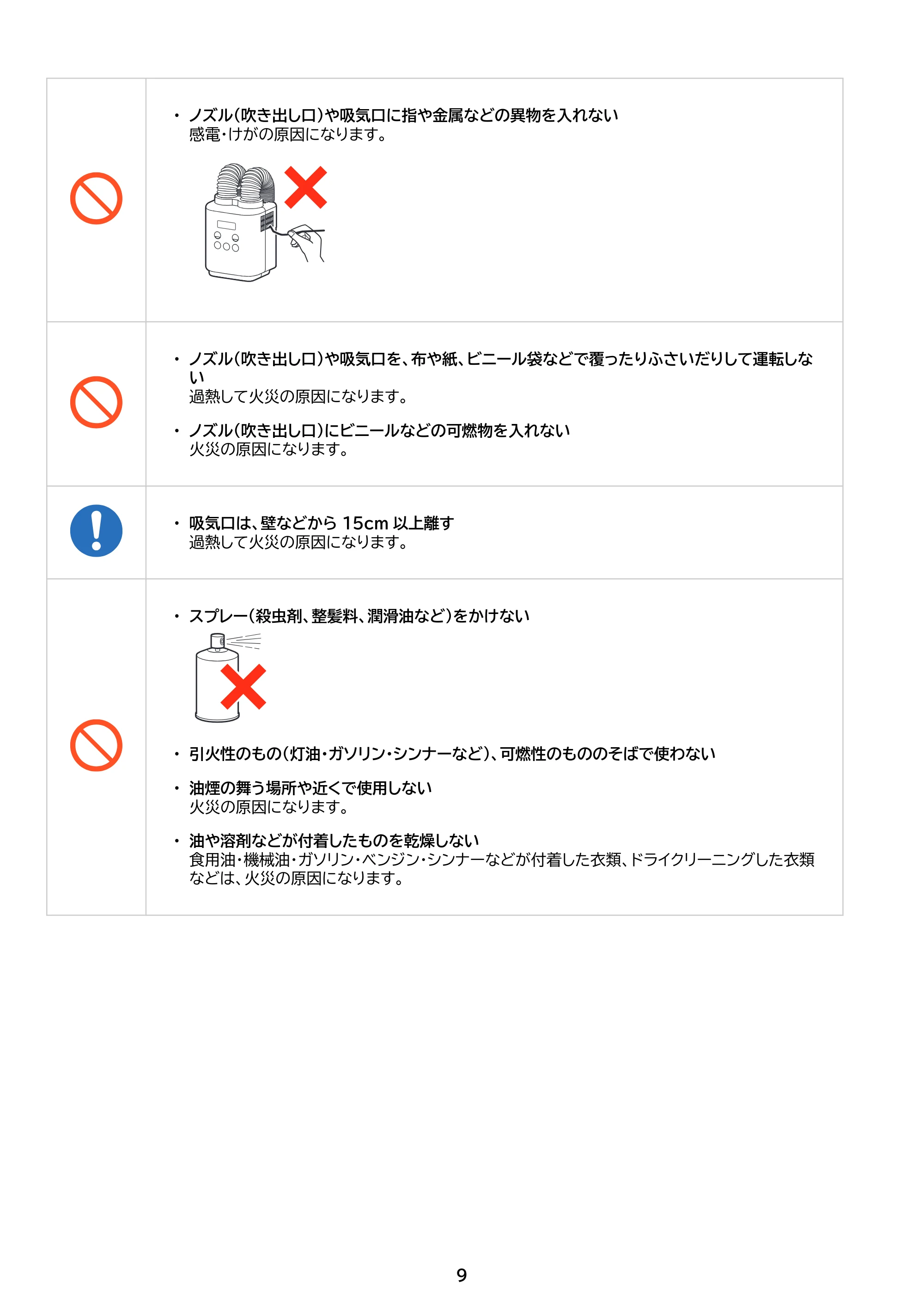アイリスオーヤマ JSK-W10 取扱説明書 — 原本ページ — 9ページ