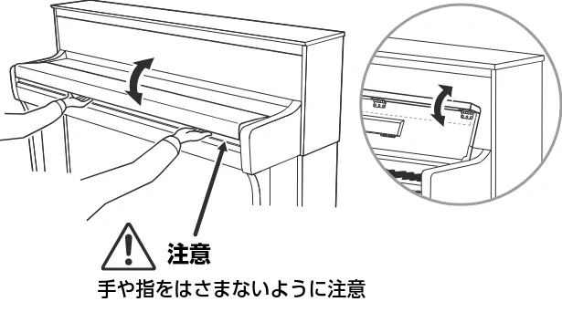 ヤマハ CLP-836 CLP-836 取扱説明書 — ご使用前の準備 — 図版 14-1 — 14ページ