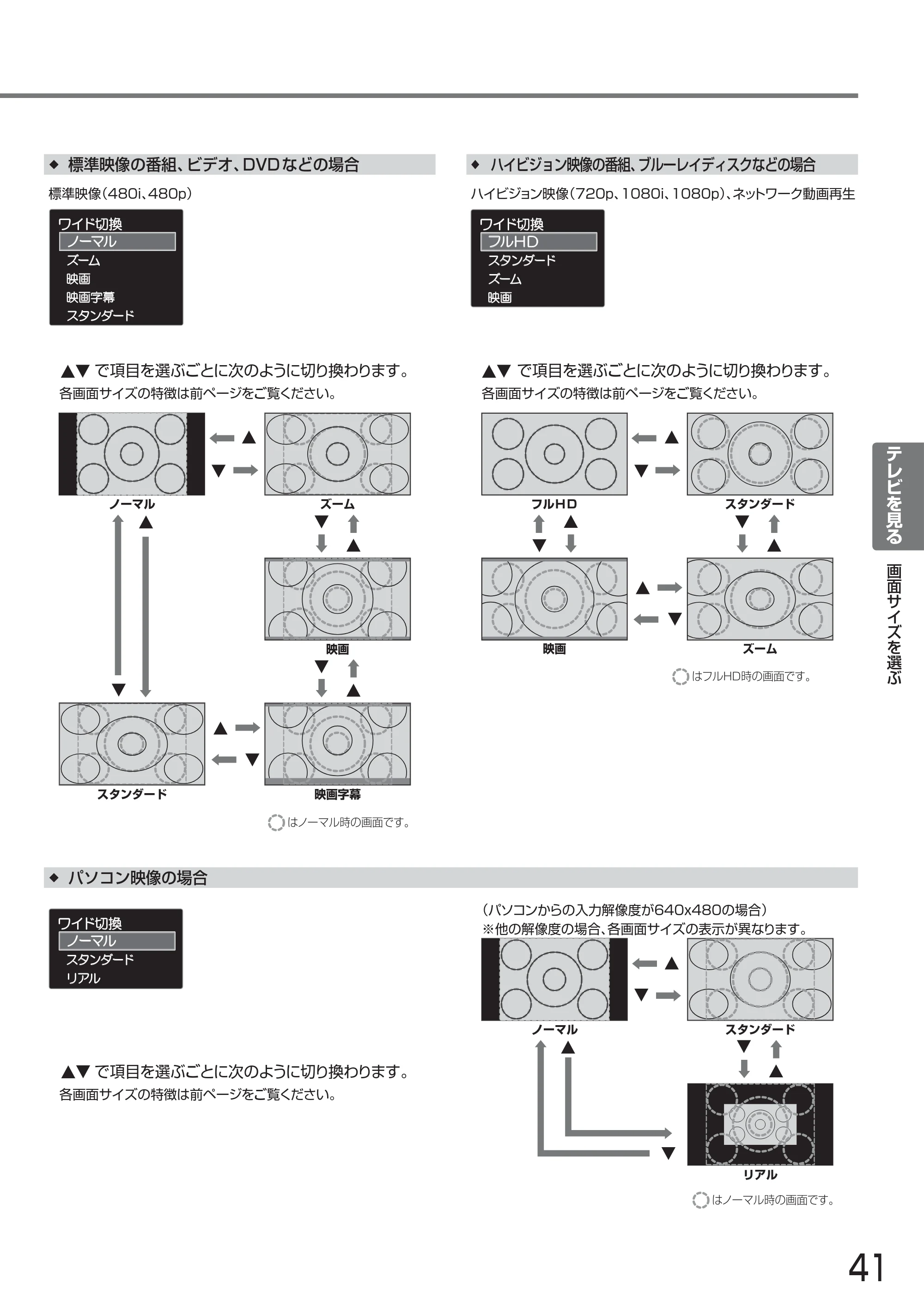 日立 L24-A3 取扱説明書 — 原本ページ — 41ページ