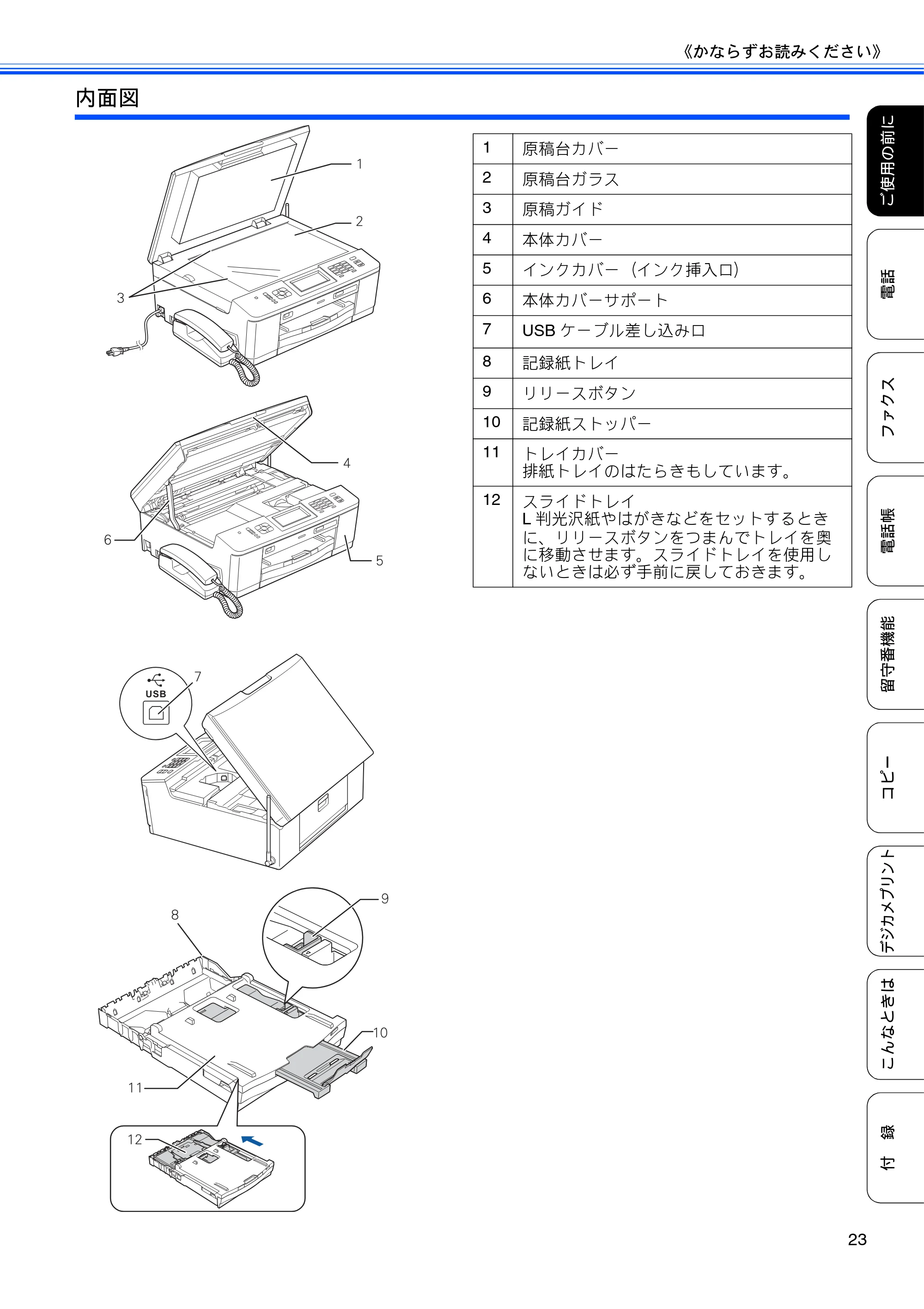 ブラザー MFC-J705D / MFC-J705DW ユーザーズガイド ~基本編~ — 原本ページ — 25ページ