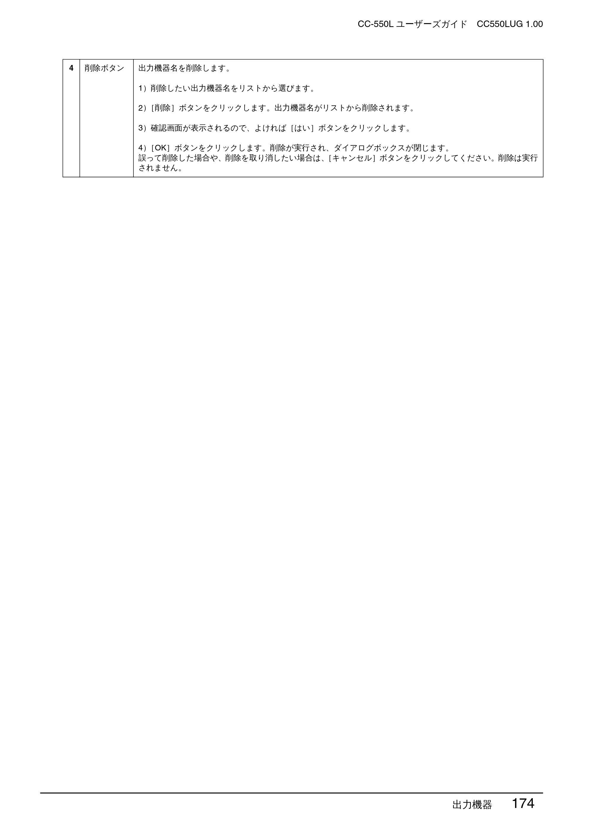 エプソン CC-550L ユーザーズガイド(Macintosh版) — 出力機器 174 — 原本ページ — 174ページ