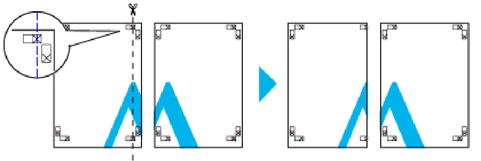 エプソン CC-550L ユーザーズガイド(Macintosh版) — 大きなポスターになるように印刷 229 — 図版 229-2 — 229ページ