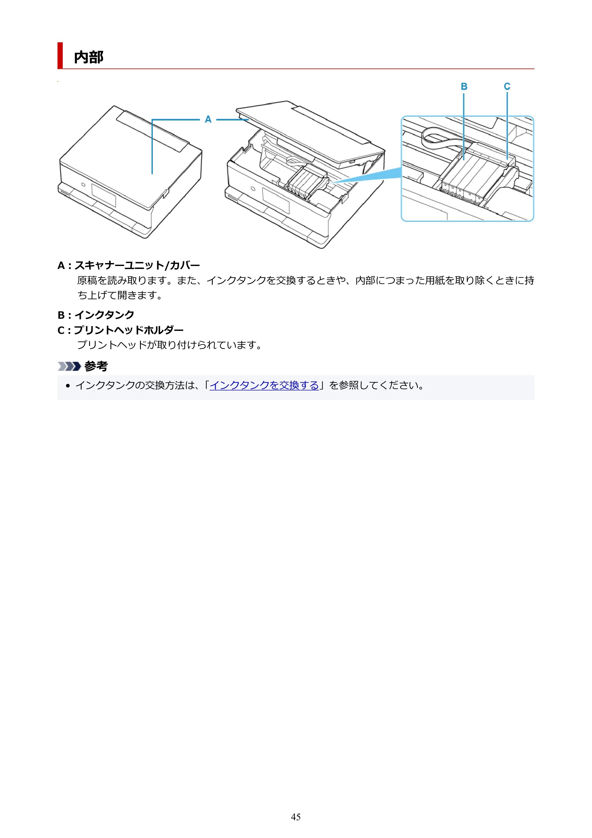 キヤノン PIXUS XK140 オンラインマニュアル PDF版 2025年10月22日掲載(PDF:5.8MB) — 内部 — 原本ページ — 45ページ