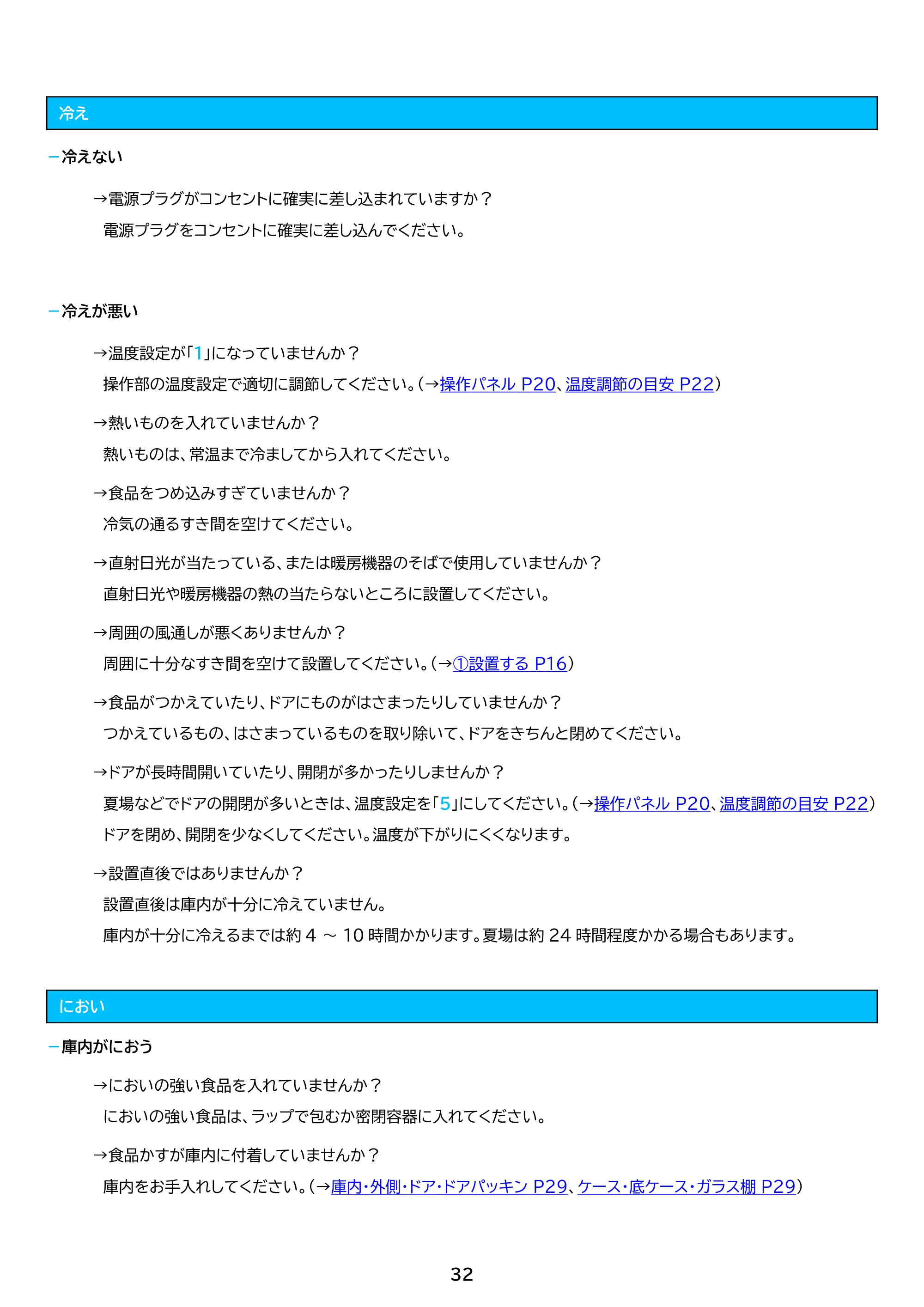 アイリスオーヤマ IUSN-S6A 取扱説明書 — 原本ページ — 32ページ