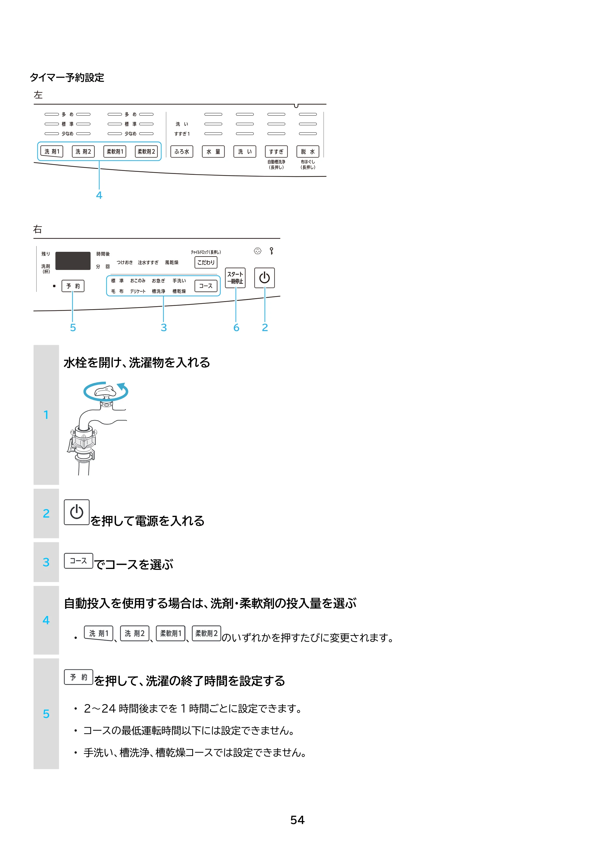アイリスオーヤマ TCW-80A01 取扱説明書 — 原本ページ — 54ページ