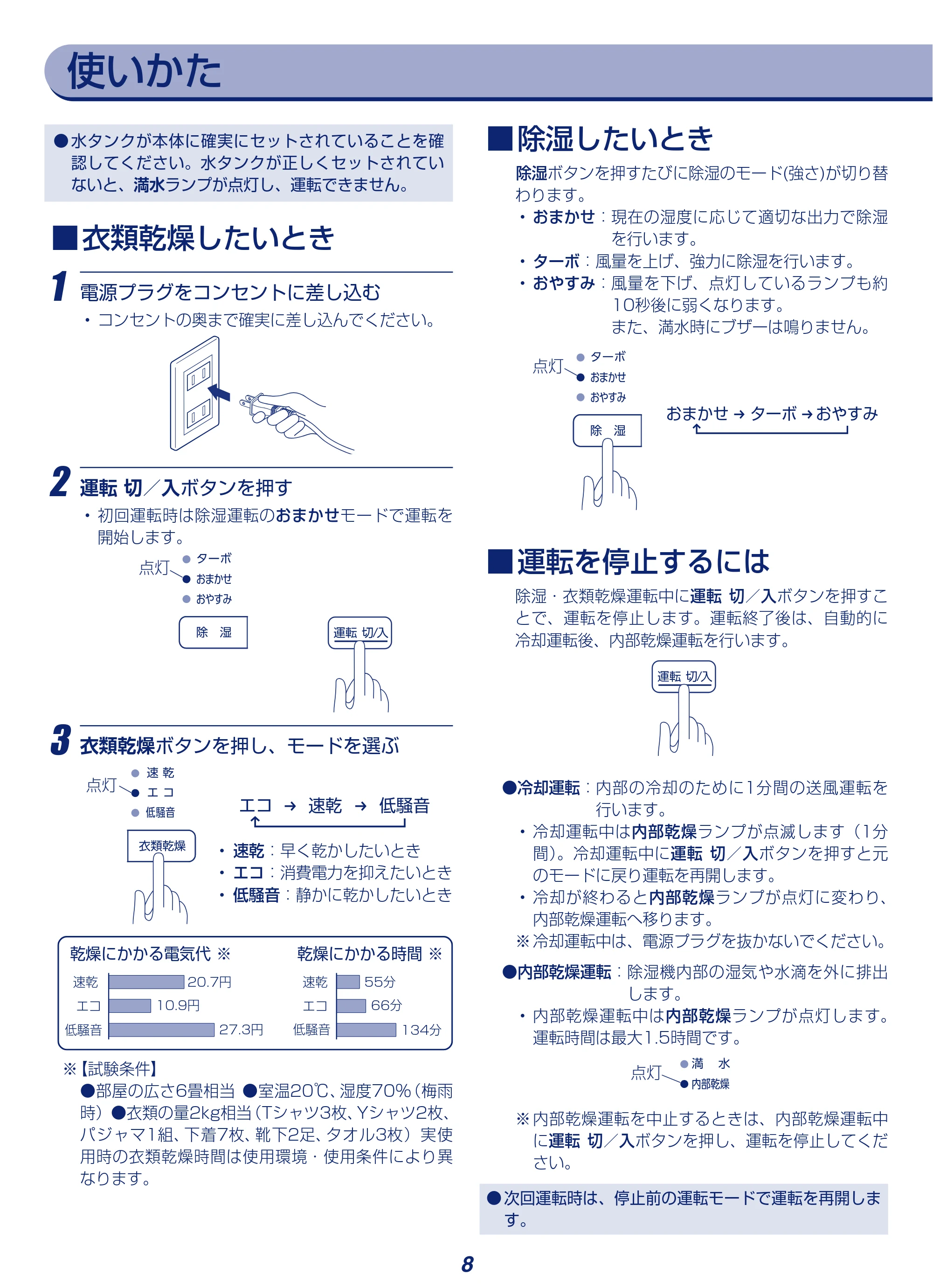 アイリスオーヤマ KIJH-L160 取扱説明書 — 原本ページ — 8ページ