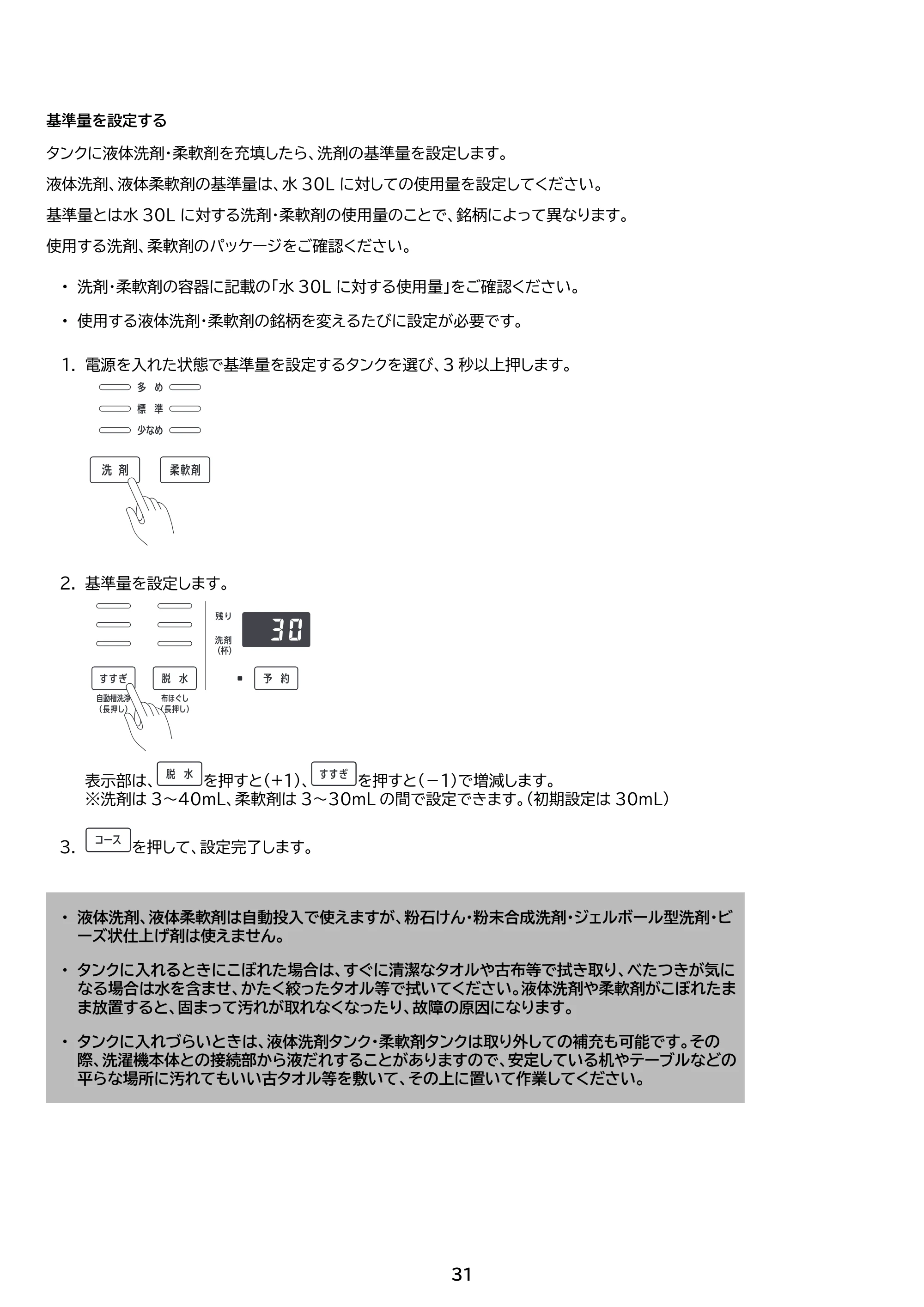 アイリスオーヤマ ITW-100A03 取扱説明書 — 原本ページ — 31ページ
