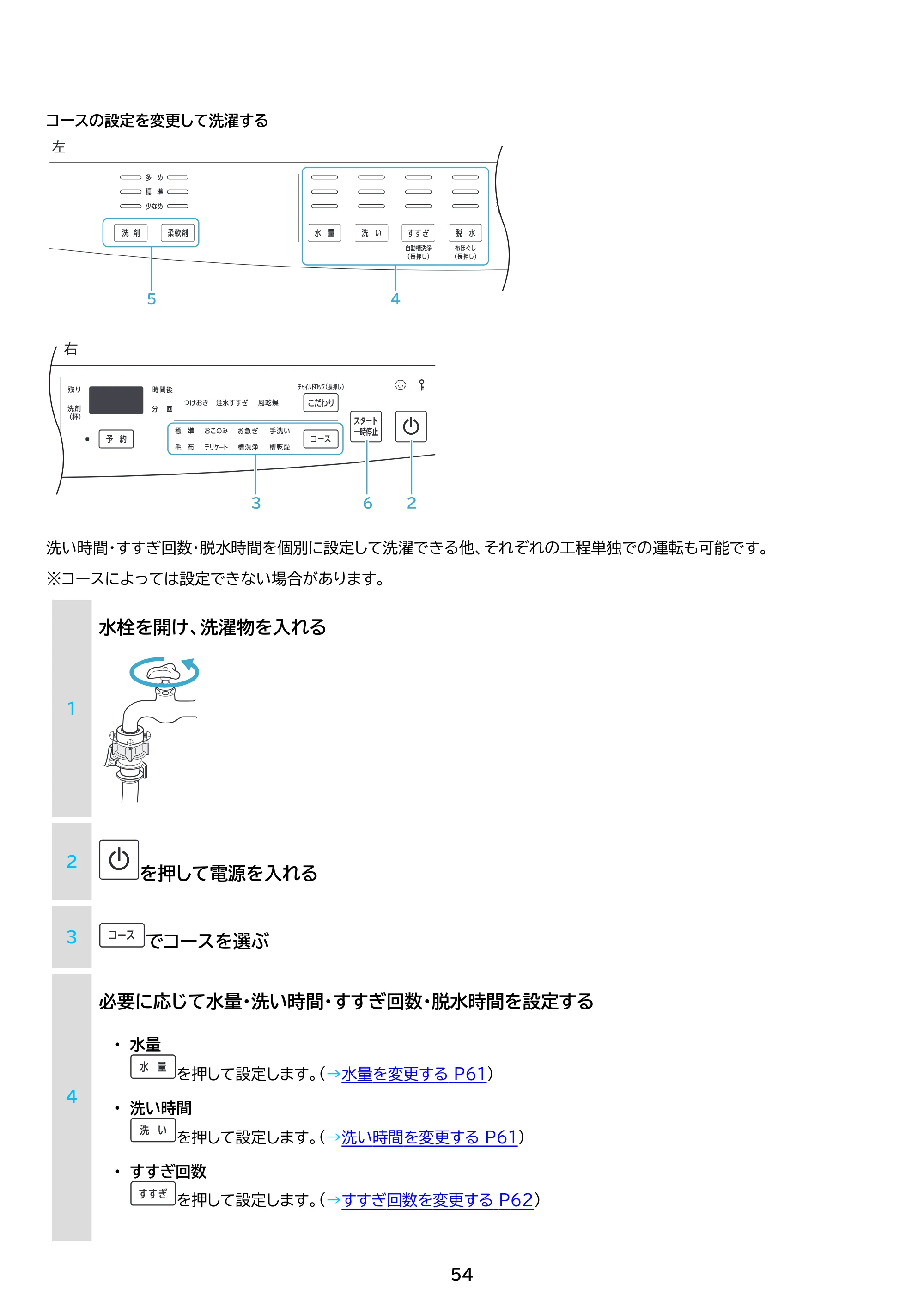 アイリスオーヤマ ITW-100A03 取扱説明書 — 原本ページ — 54ページ