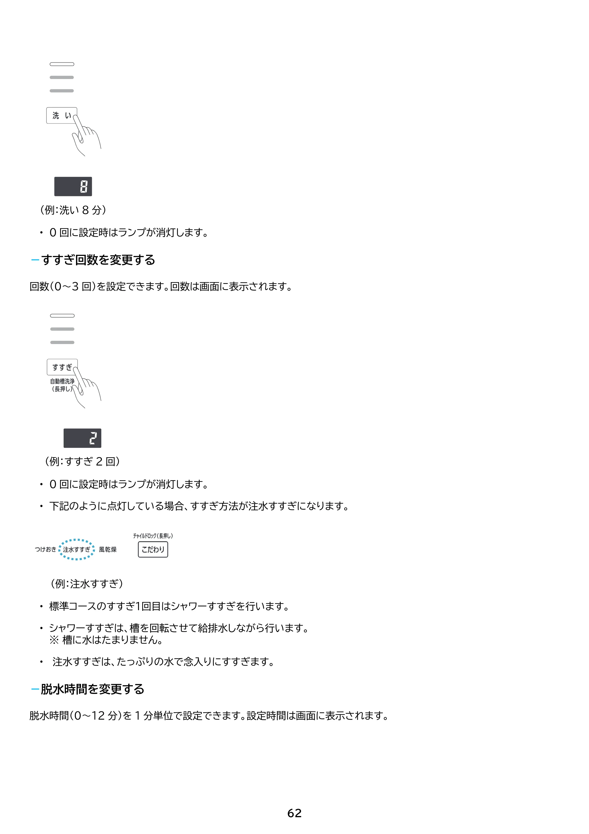 アイリスオーヤマ ITW-100A03 取扱説明書 — 原本ページ — 62ページ