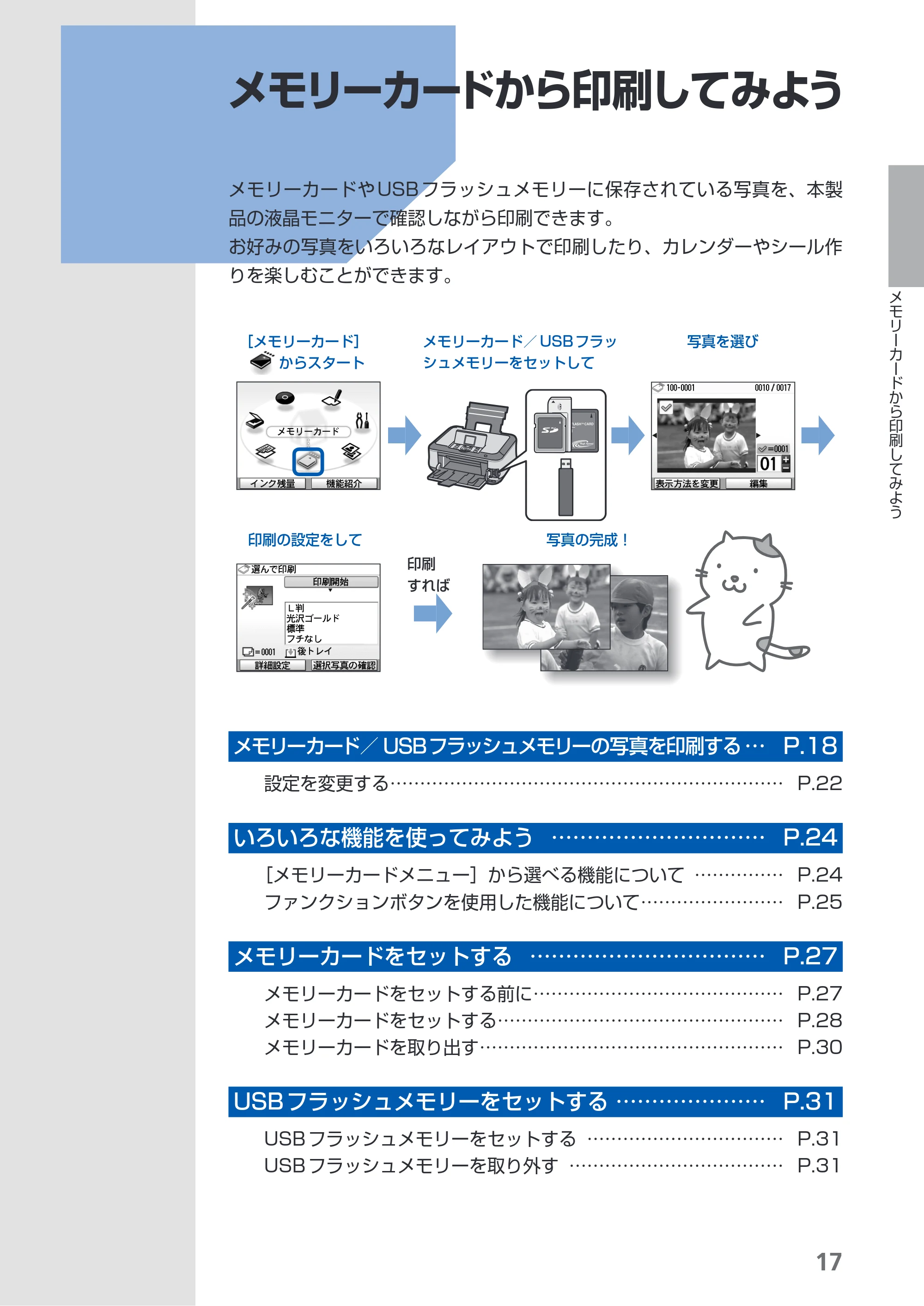 キヤノン PIXUS MP640 らくらく操作ガイド (PDF形式/25.98Mバイト) — 原本ページ — 19ページ