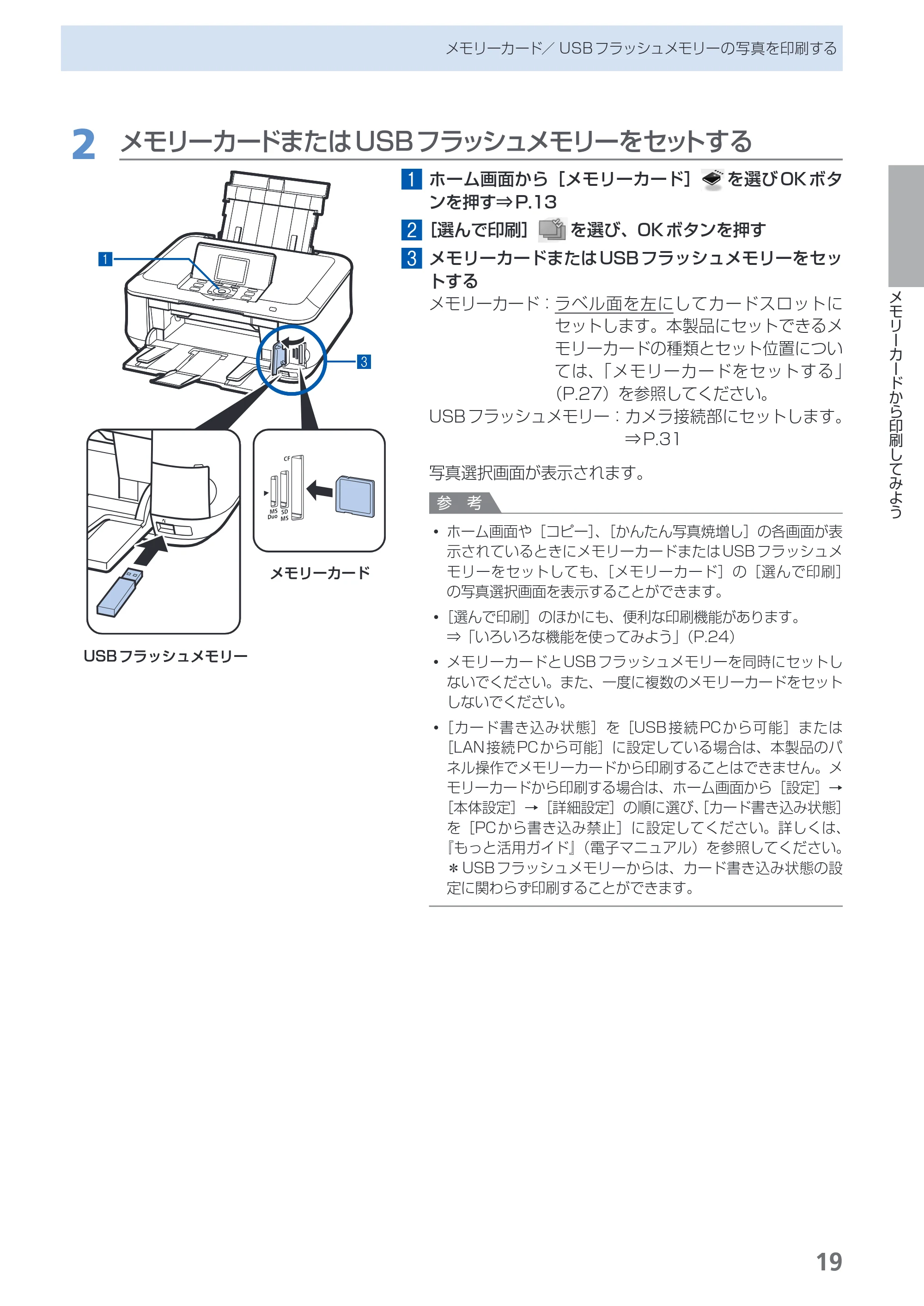 キヤノン PIXUS MP640 らくらく操作ガイド (PDF形式/25.98Mバイト) — 原本ページ — 21ページ