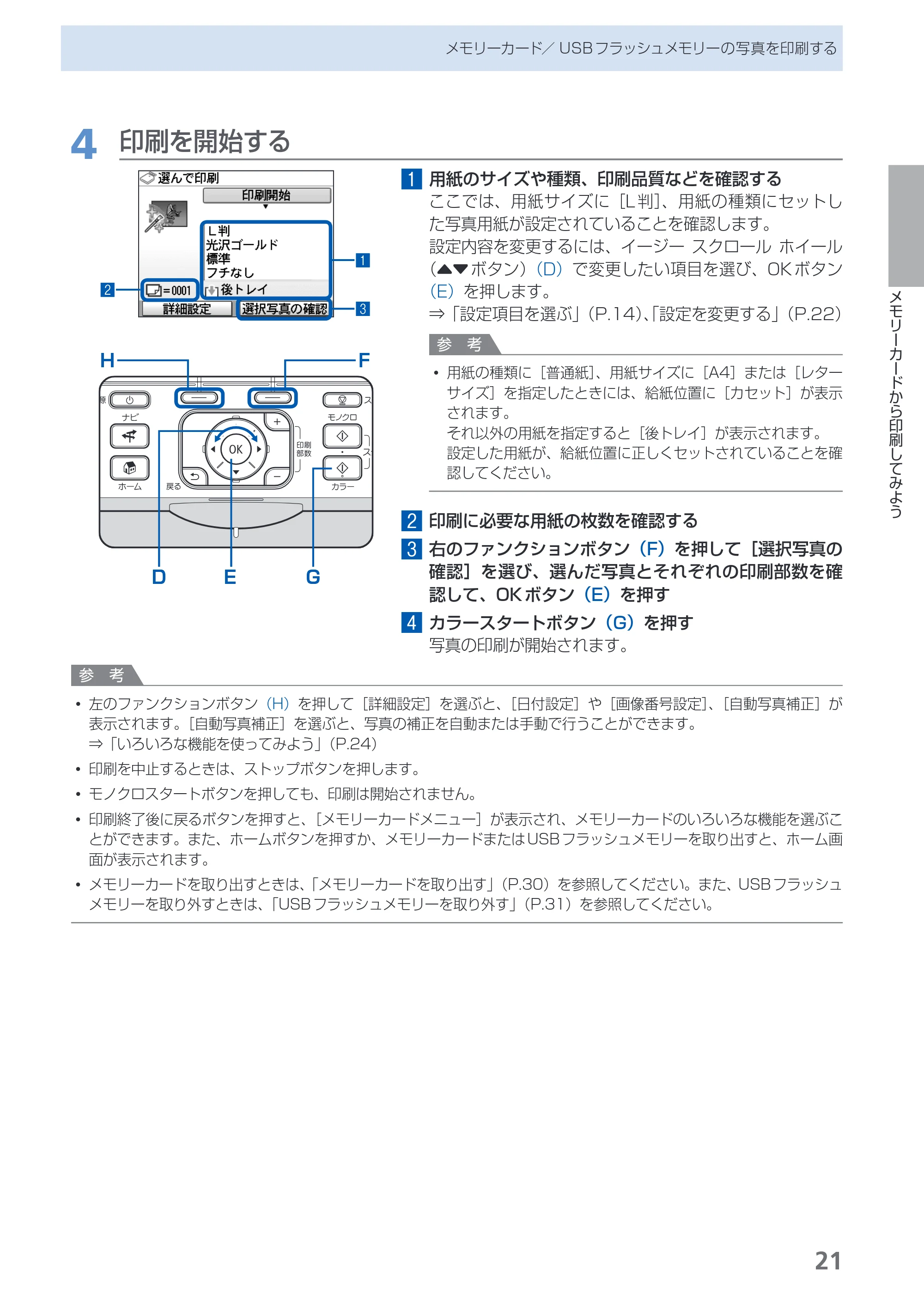 キヤノン PIXUS MP640 らくらく操作ガイド (PDF形式/25.98Mバイト) — 原本ページ — 23ページ