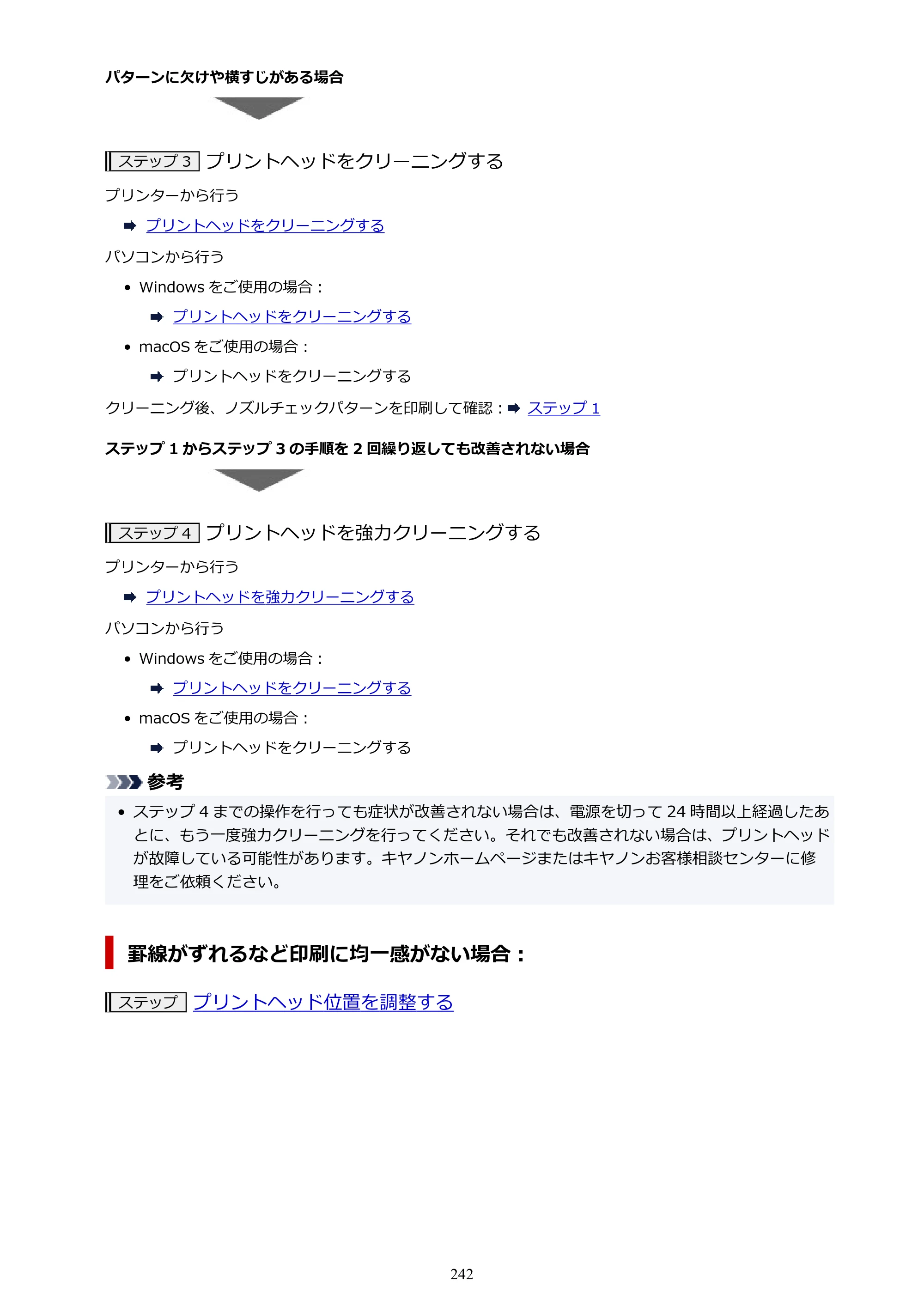 キヤノン PIXUS PRO-S1 オンラインマニュアル PDF版 （Windows版） 2022年3月3日掲載（PDF：14.0MB） — 原本ページ — 242ページ