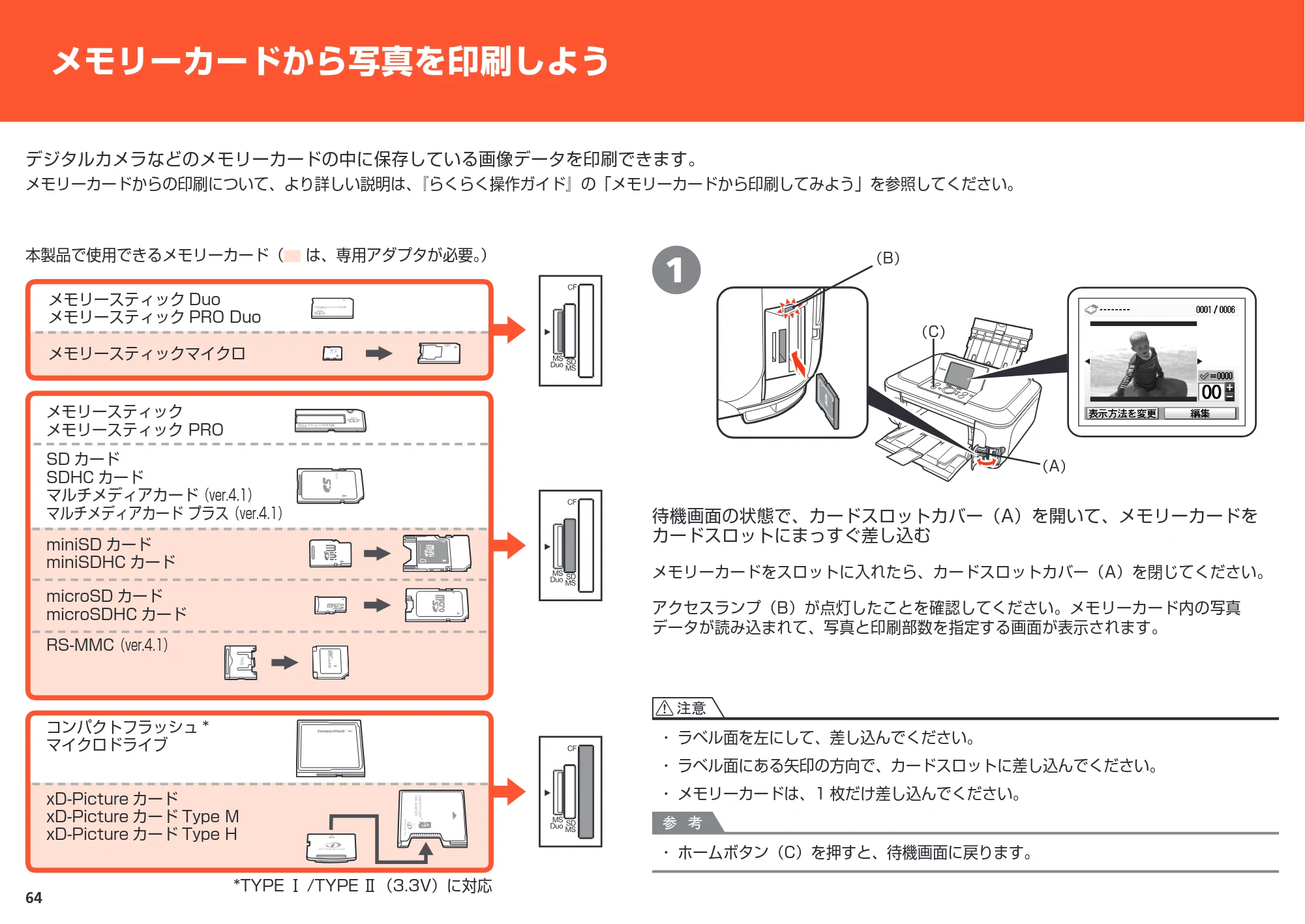 キヤノン PIXUS MP980 かんたんスタートガイド (PDF形式/10.33Mバイト) — 原本ページ — 66ページ