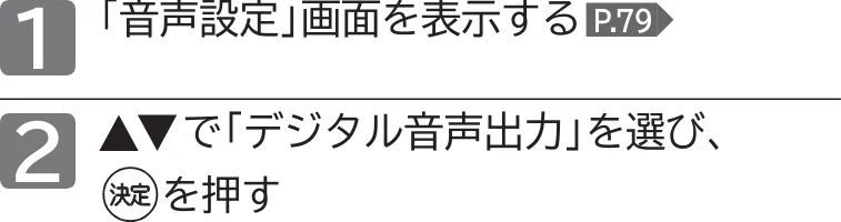 日立 L40-A5 / L32-A5 / L24-A5 取扱説明書 — 音声設定をする(つづき) — 図版 82-1 — 82ページ