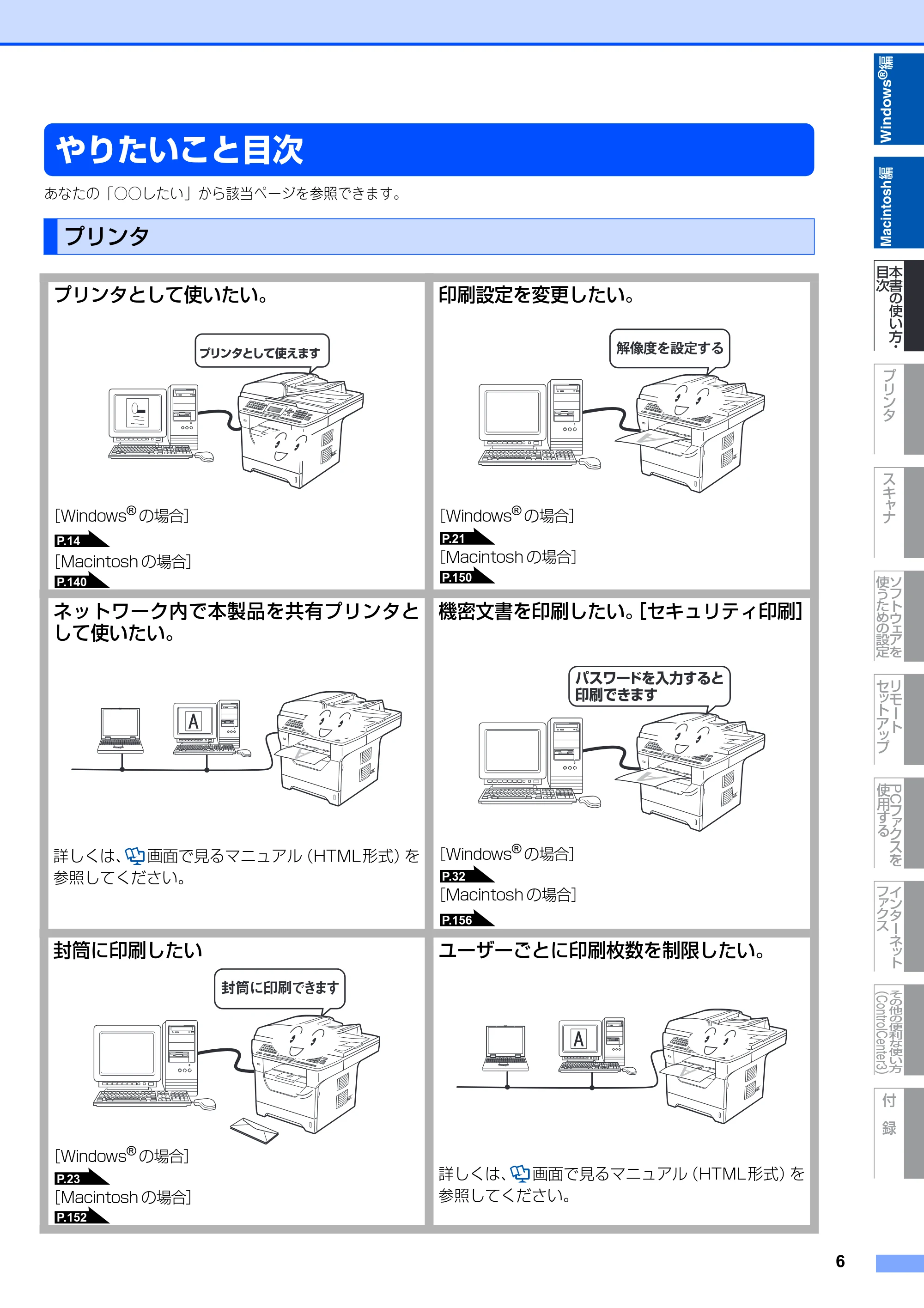 ブラザー MFC-8890DW ユーザーズガイド ～応用編～ — 原本ページ — 7ページ