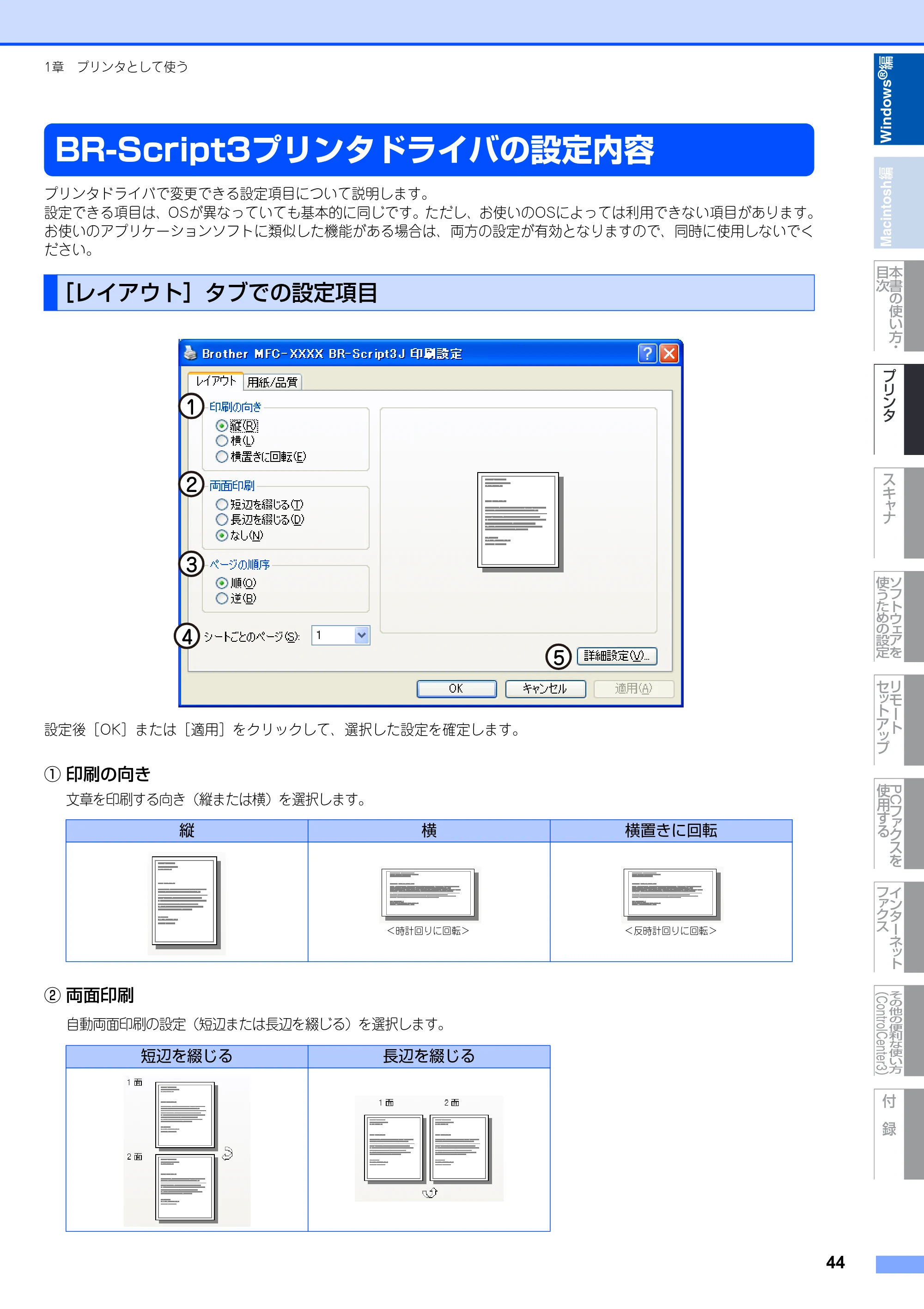 ブラザー MFC-8890DW ユーザーズガイド ～応用編～ — 原本ページ — 45ページ