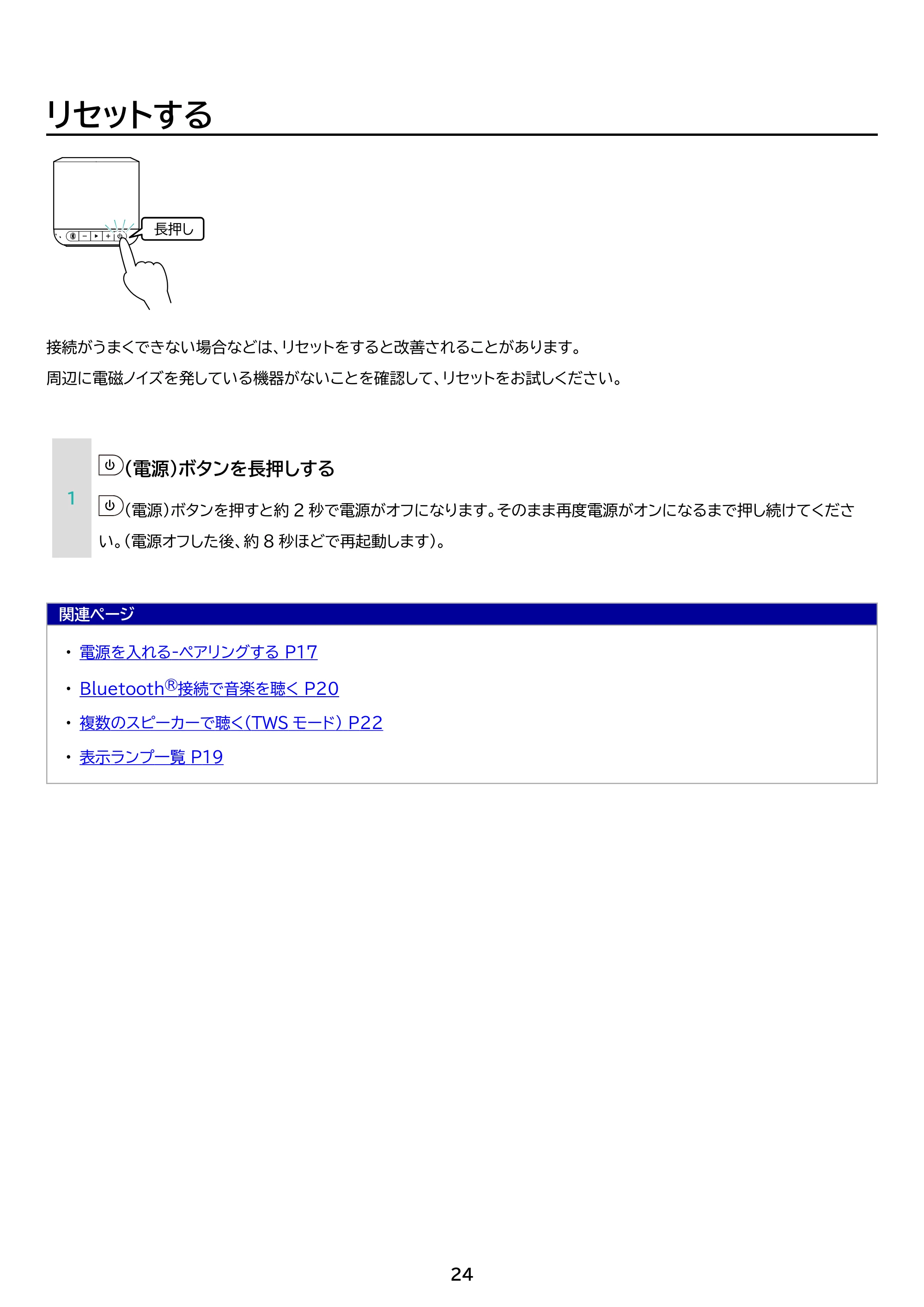 アイリスオーヤマ BTS-101 取扱説明書 — 原本ページ — 24ページ