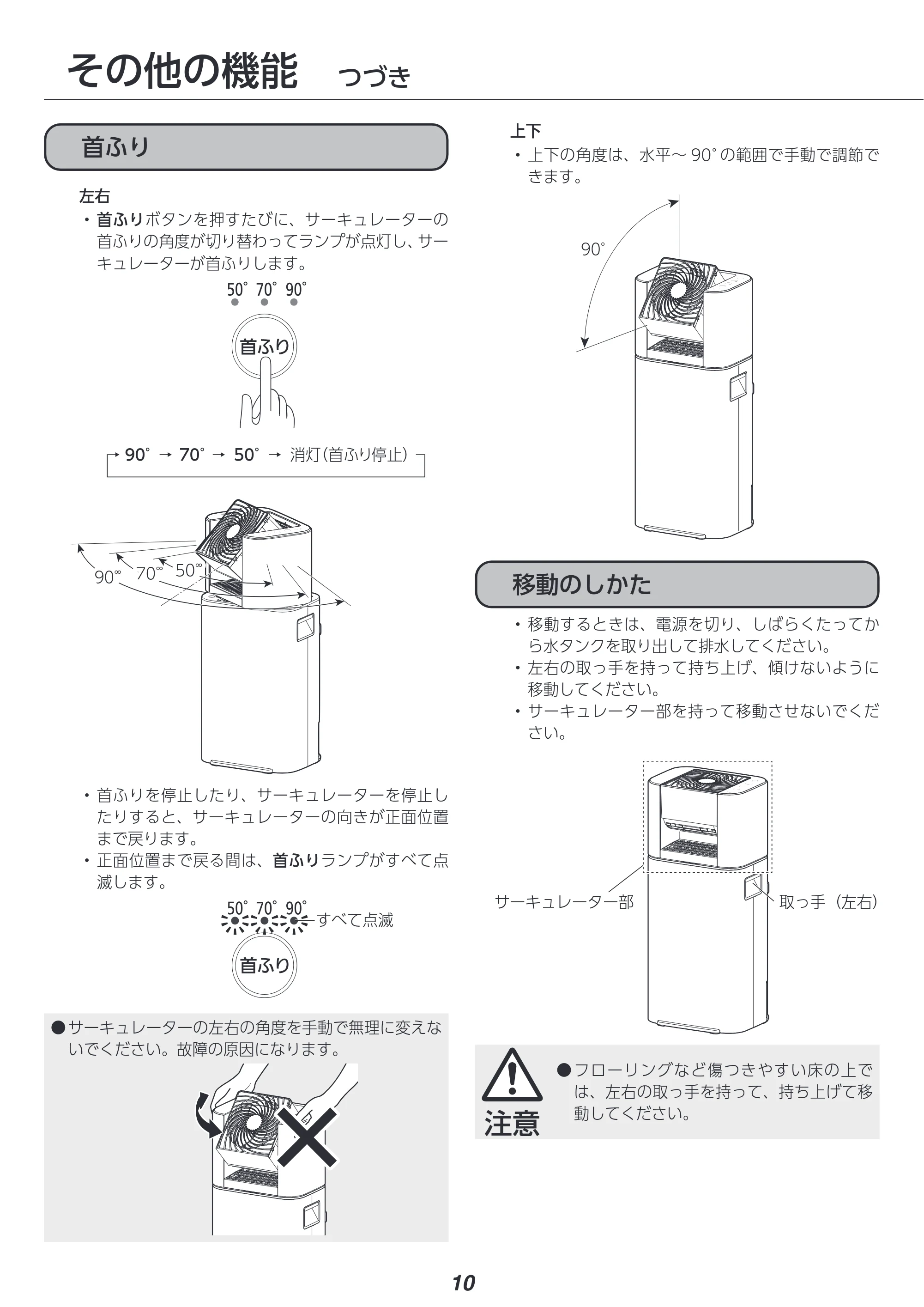 アイリスオーヤマ KIJDC-N50 取扱説明書 — 原本ページ — 10ページ