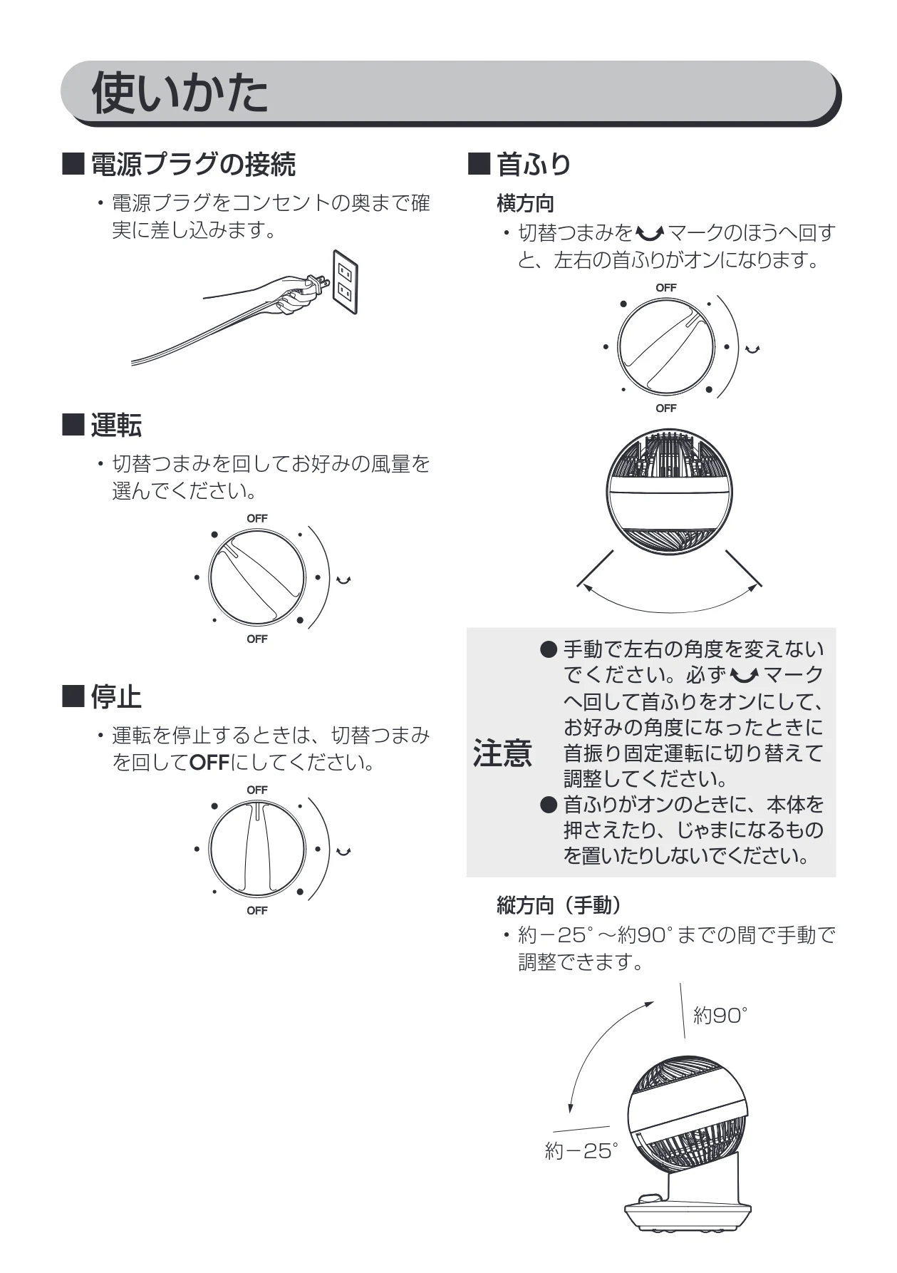 アイリスオーヤマ PCF-SM122 取扱説明書 — 使いかた — 図版 7-1 — 7ページ