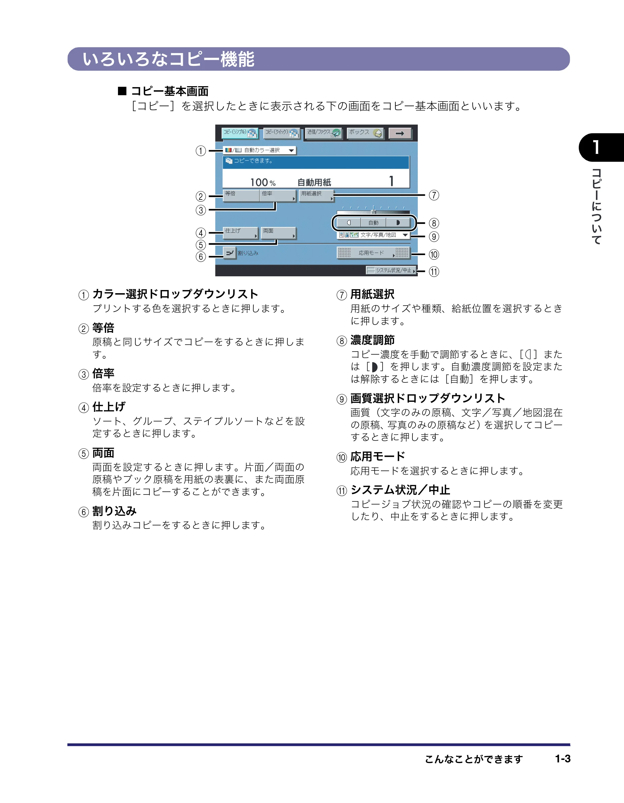 キヤノン iR C3580/C3580F/C3080/C3080F コピー/ボックスガイド (PDF形式/16.85Mバイト) — いろいろなコピー機能 — 原本ページ — 23ページ
