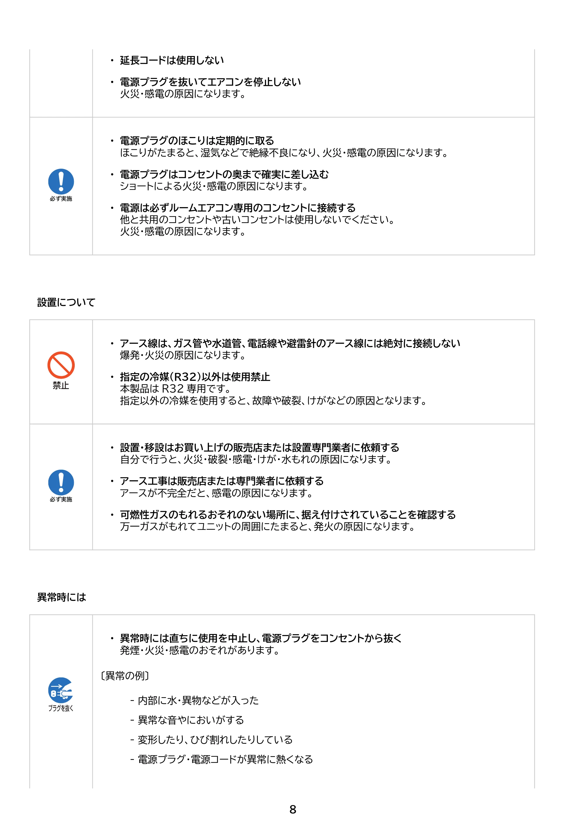 アイリスオーヤマ IHF-6310G 取扱説明書 — 原本ページ — 8ページ