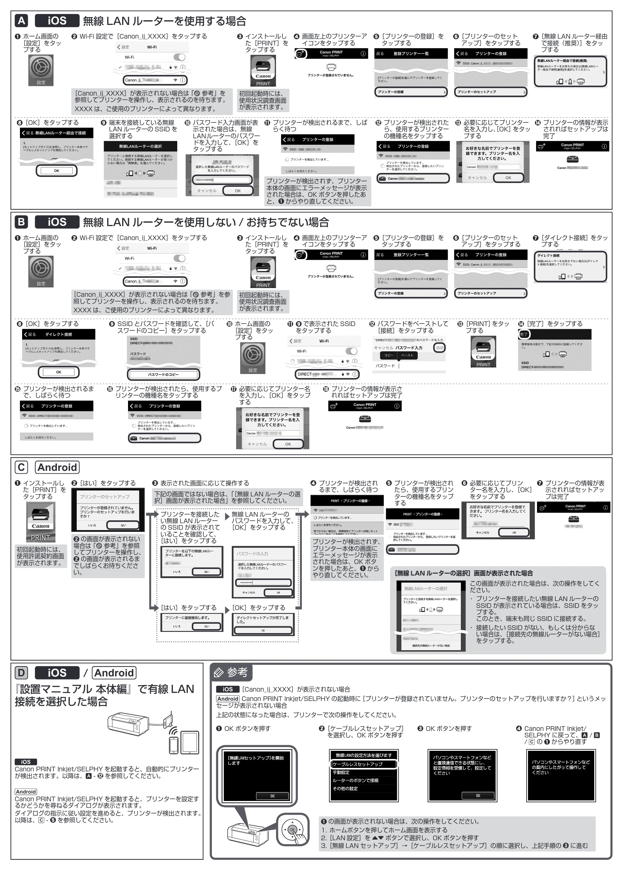 キヤノン PRO-1000 imagePROGRAF PRO-1000 設置マニュアル 接続編(PDF:2.25MB) — 原本ページ — 2ページ