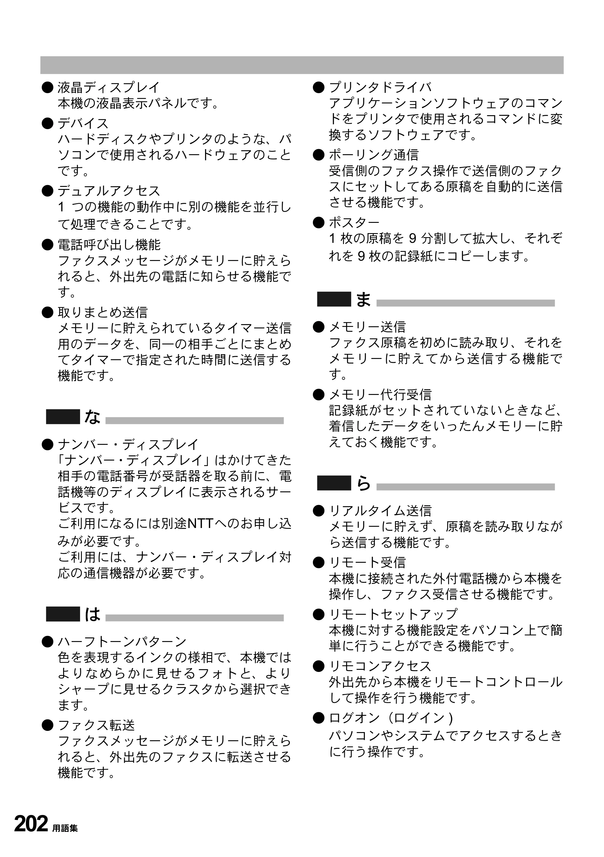 ブラザー MFC-3420J 取扱説明書（本体） — 原本ページ — 202ページ