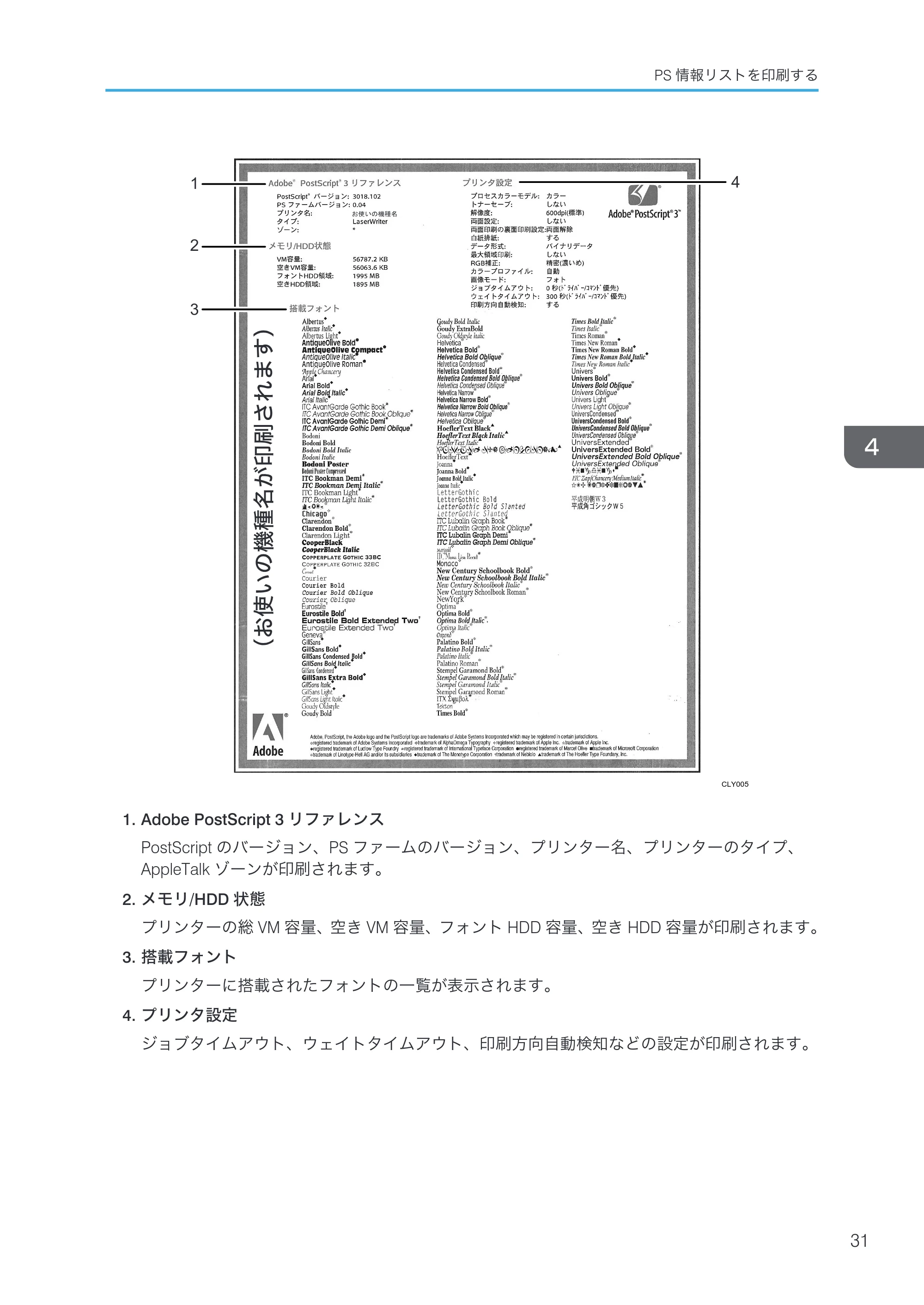 キヤノン PostScript3 PostScript3 （PDF形式／3.23Mバイト） — 原本ページ — 33ページ