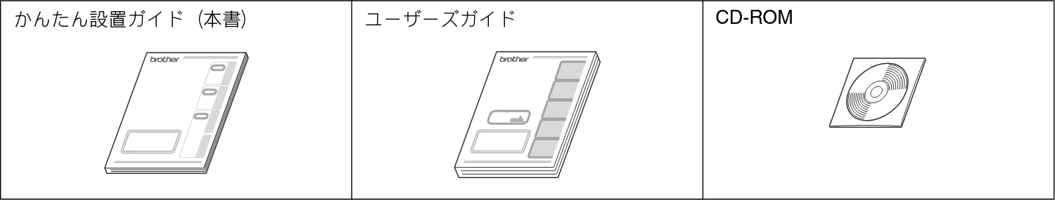 ブラザー DCP-330C かんたん設置ガイド — 付属品を確認する — 図版 10-1 — 10ページ