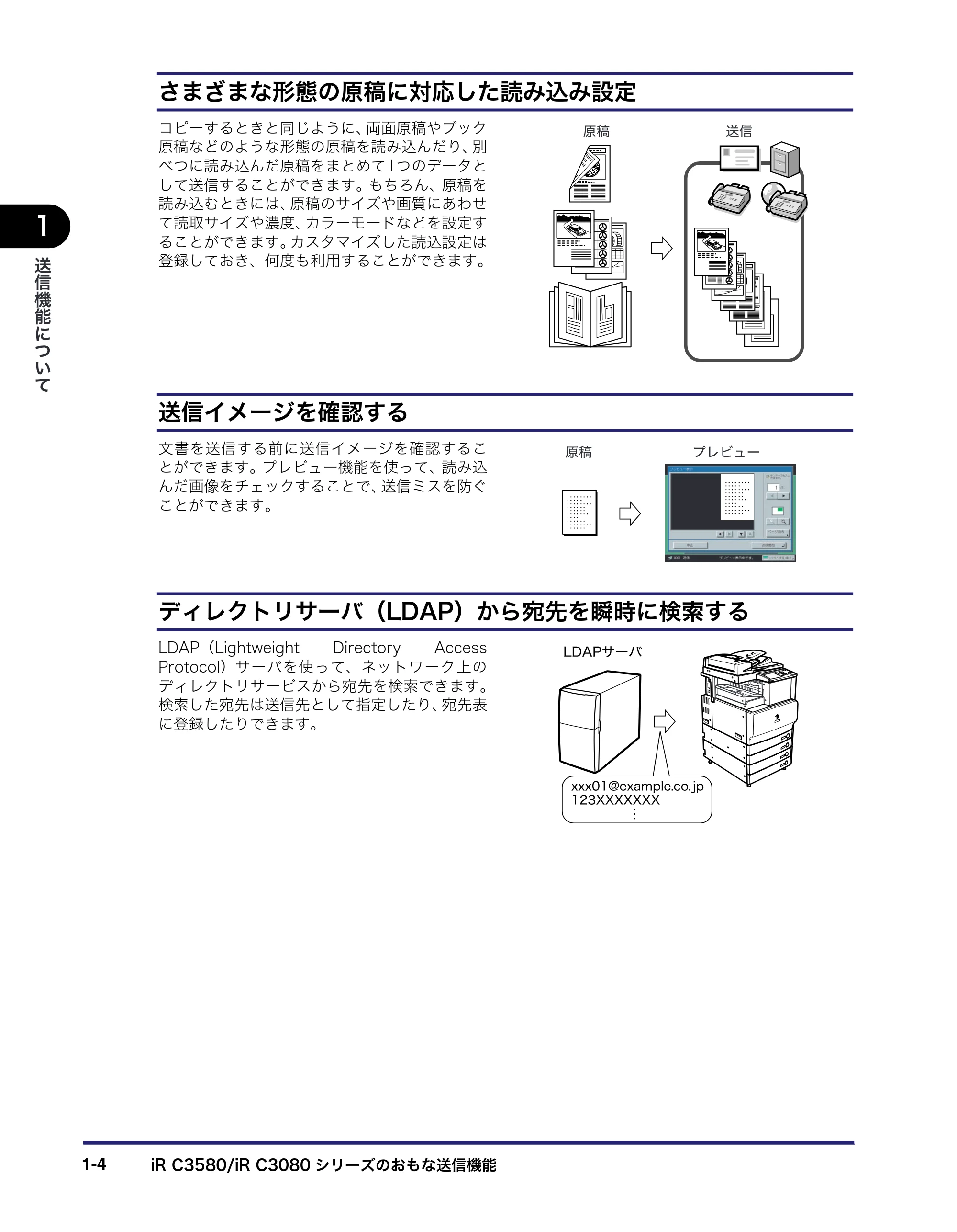 キヤノン iR C3580/C3580F/C3080/C3080F 送信/ファクスガイド (PDF形式/21.5Mバイト) — 原本ページ — 20ページ