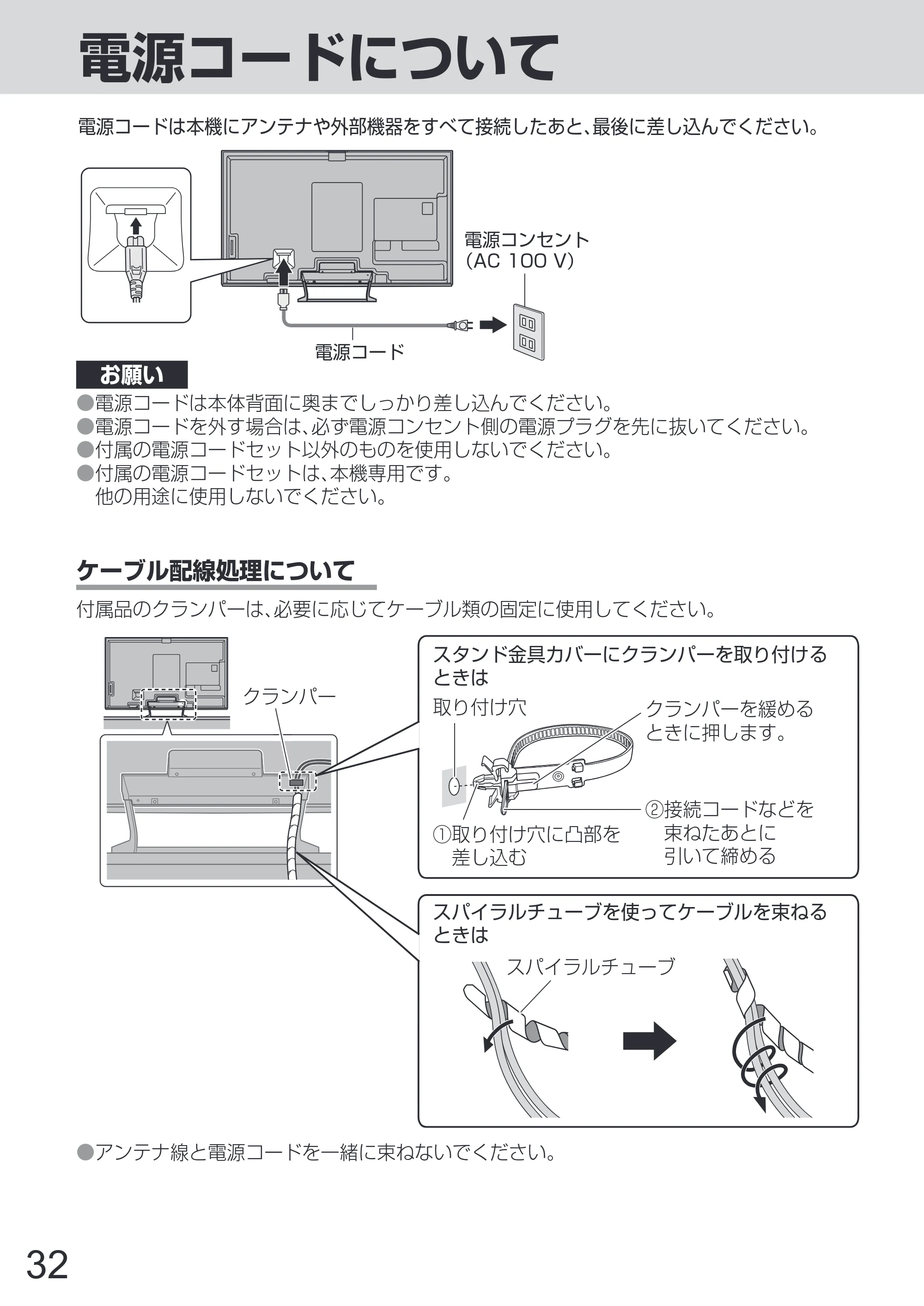 日立 L65-Z2 取扱説明書 — 原本ページ — 32ページ