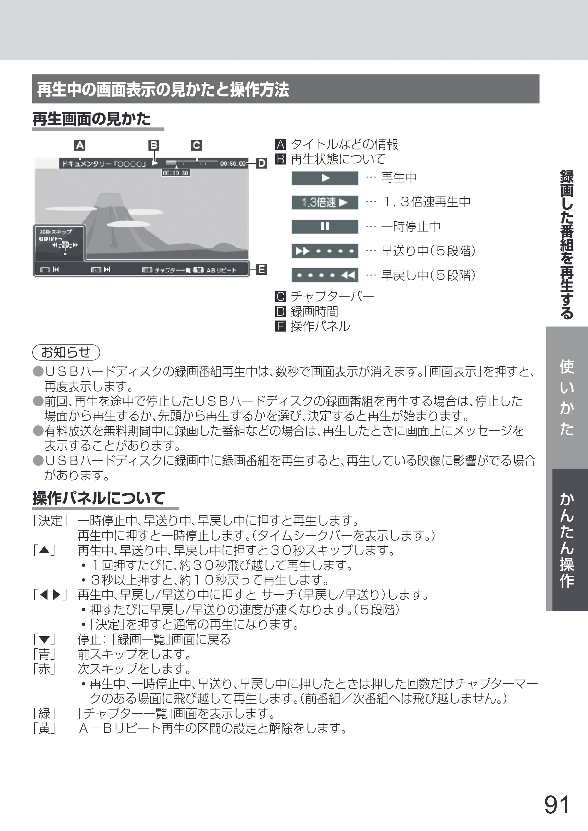 日立 L65-Z2 取扱説明書 — 原本ページ — 91ページ