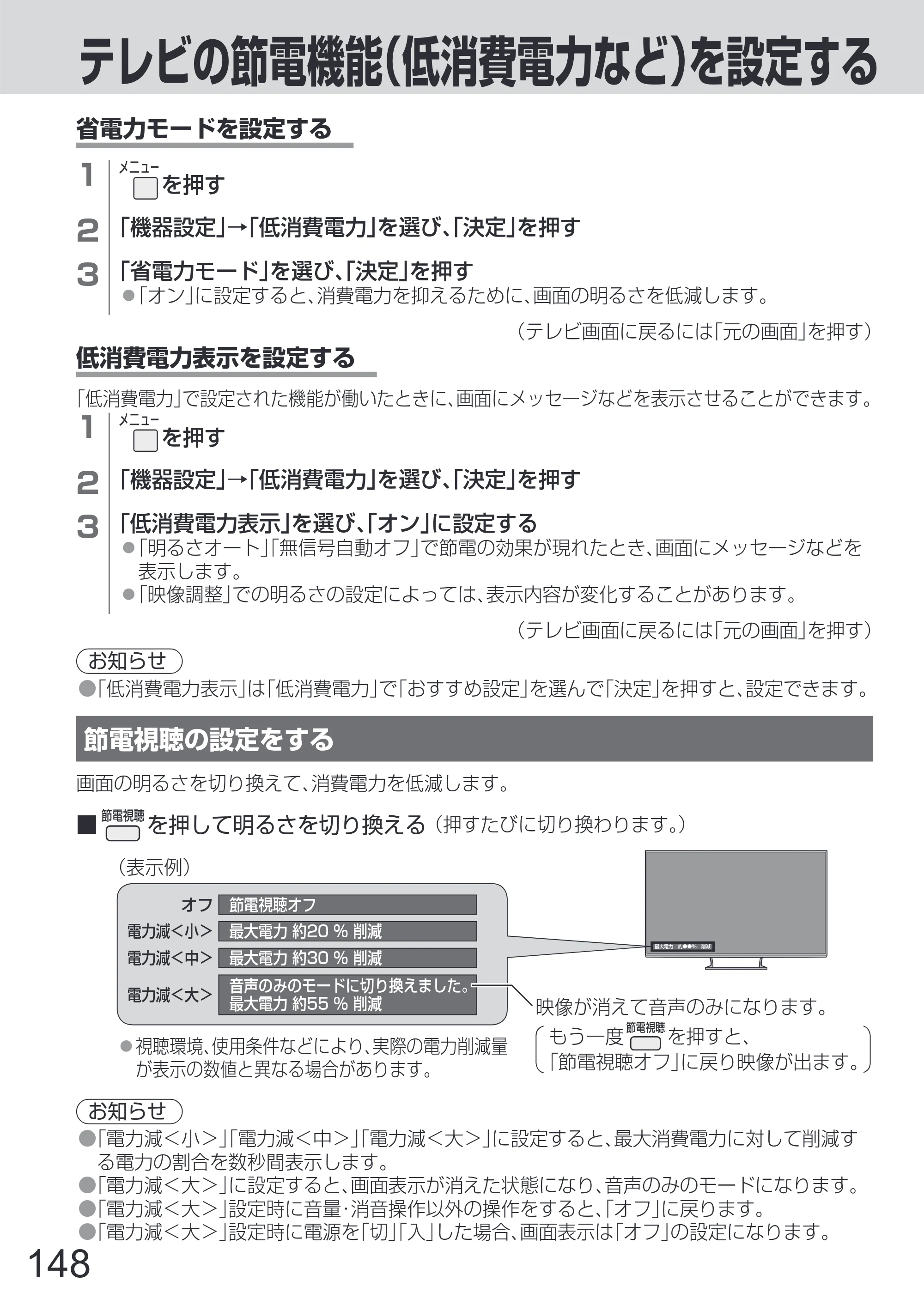 日立 L65-Z2 取扱説明書 — 原本ページ — 148ページ