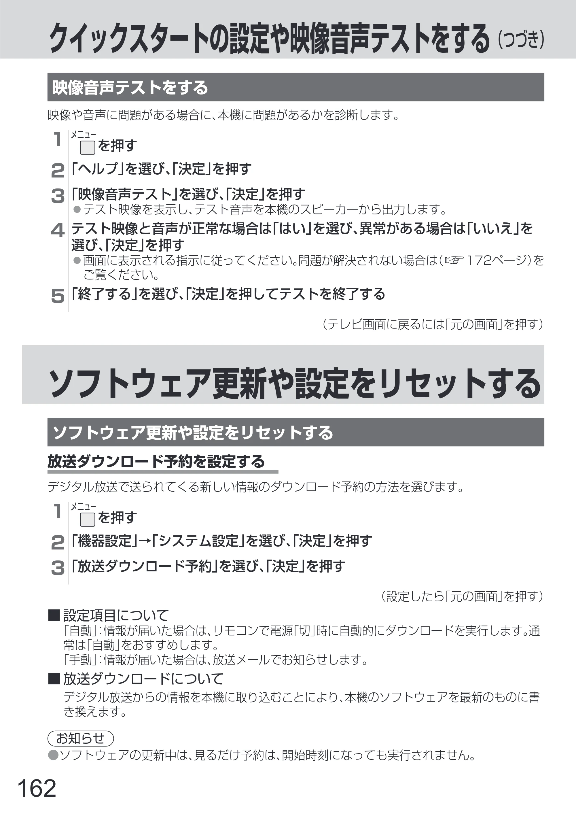 日立 L65-Z2 取扱説明書 — 原本ページ — 162ページ