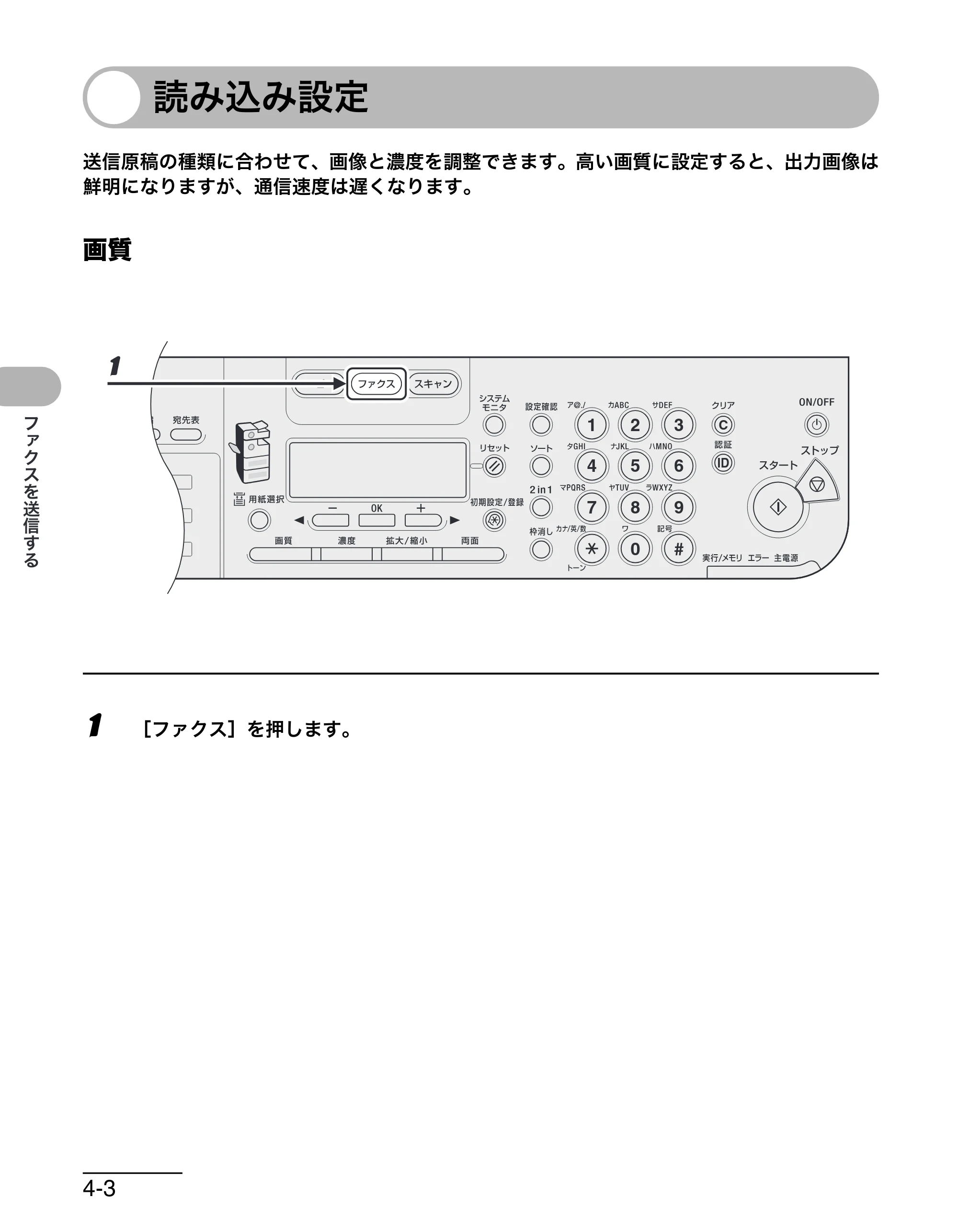 キヤノン MF6570 操作ガイド （基本編） （PDF形式／6.72Mバイト） — 読み込み設定 — 原本ページ — 55ページ