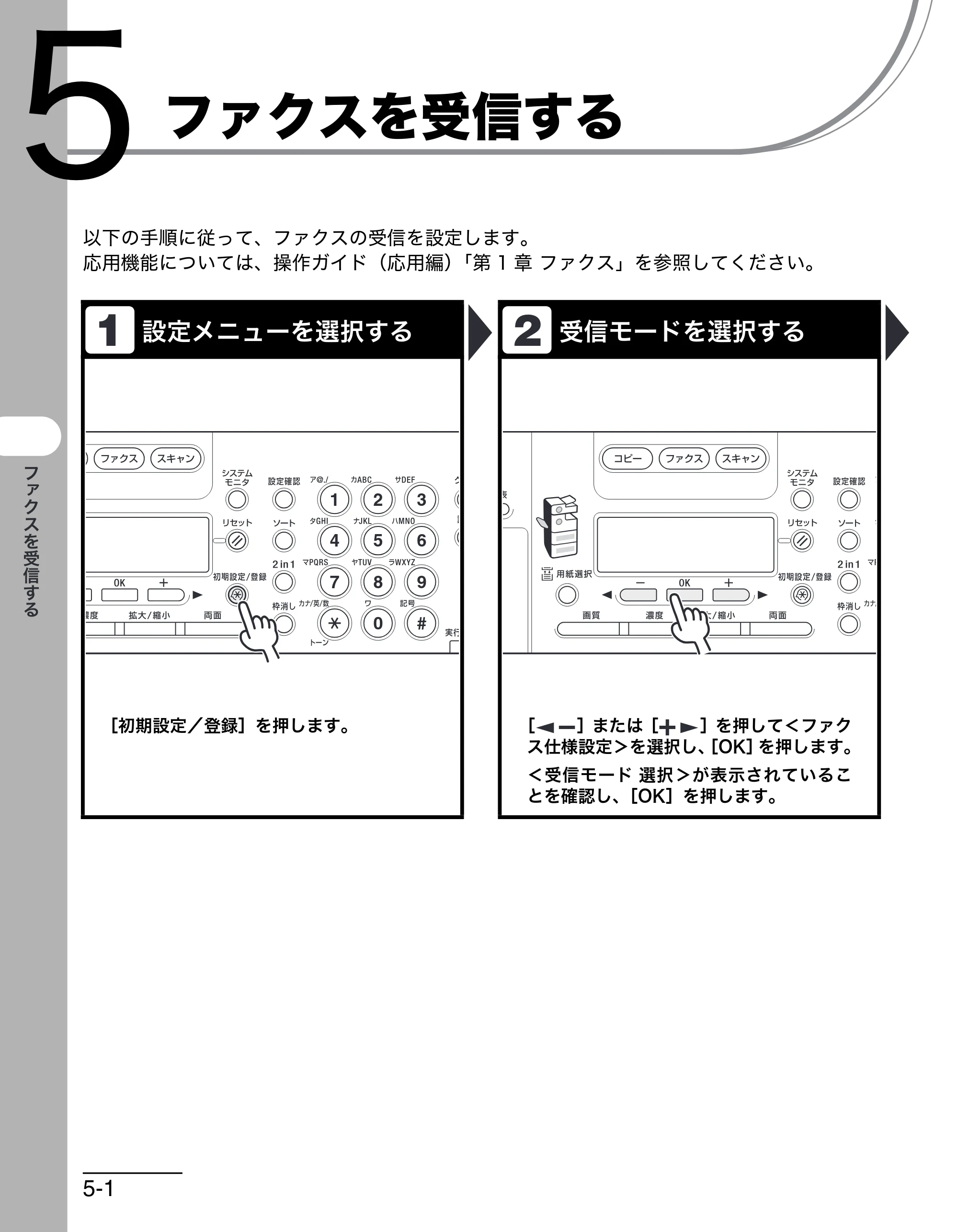 キヤノン MF6570 操作ガイド （基本編） （PDF形式／6.72Mバイト） — ファクスを受信する — 原本ページ — 91ページ